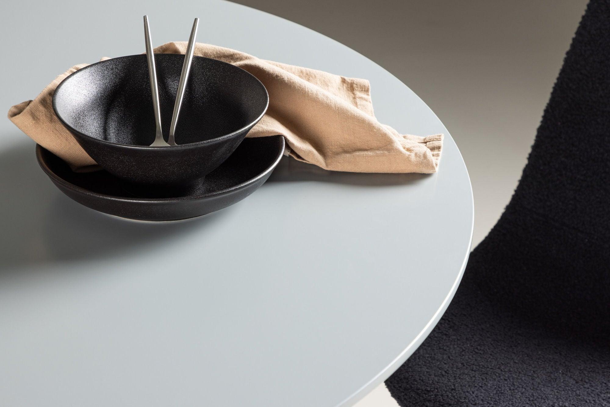 Esstisch Plaza Ø100cm - Grau-Esstisch Rund-Venture Home-le canapé