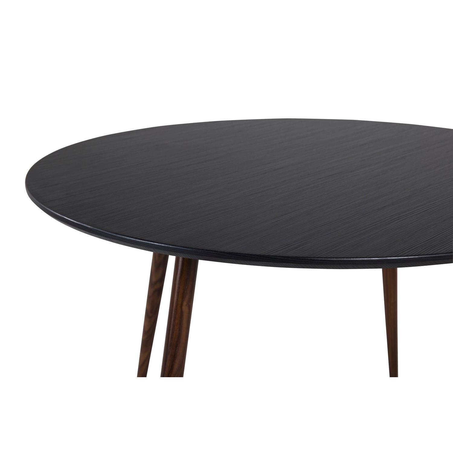 Esstisch Plaza Ø100cm - Schwarz-Esstisch Rund-Venture Home-le canapé