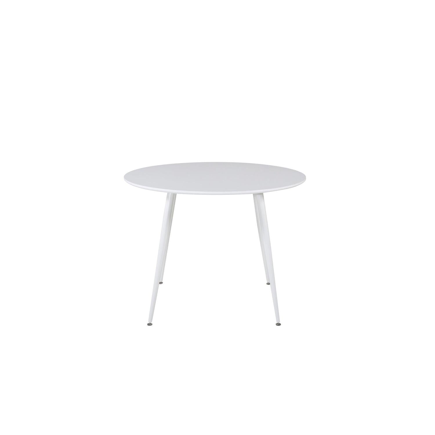 Esstisch Plaza Ø100cm - Weiß-Esstisch Rund-Venture Home-le canapé