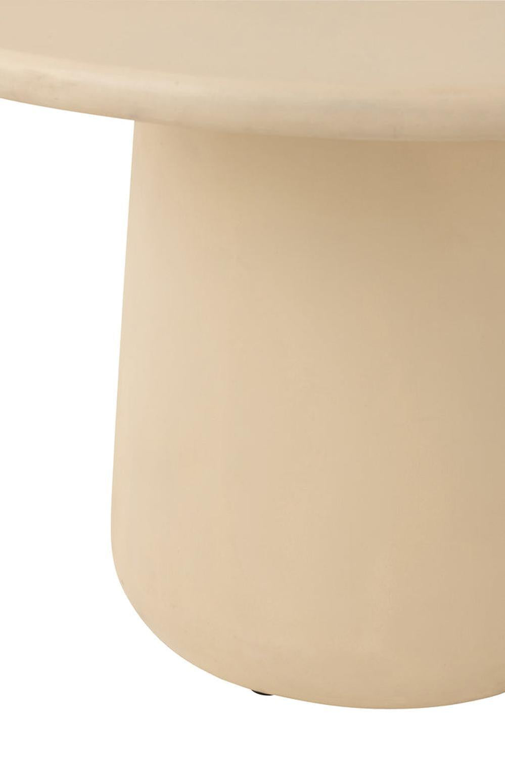 Esstisch Ram Ø118cm - Beige-Esstisch Rund-J-Line-le canapé