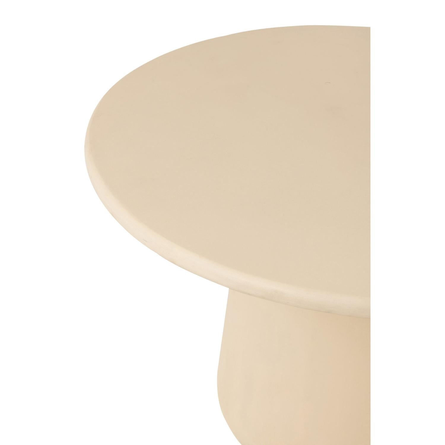 Esstisch Ram Ø118cm - Beige-Esstische Rund-J-Line-le canapé