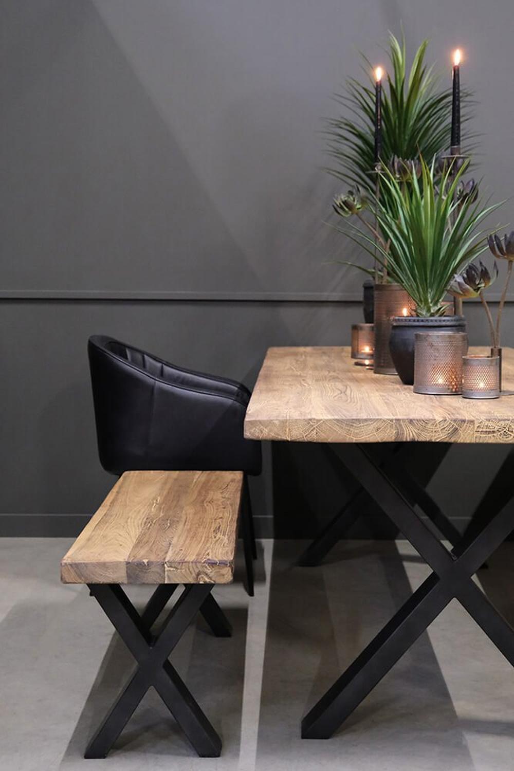 Esstisch Ross 230*90cm - Natur-Esstisch Rechteckig-Trademark Living-le canapé