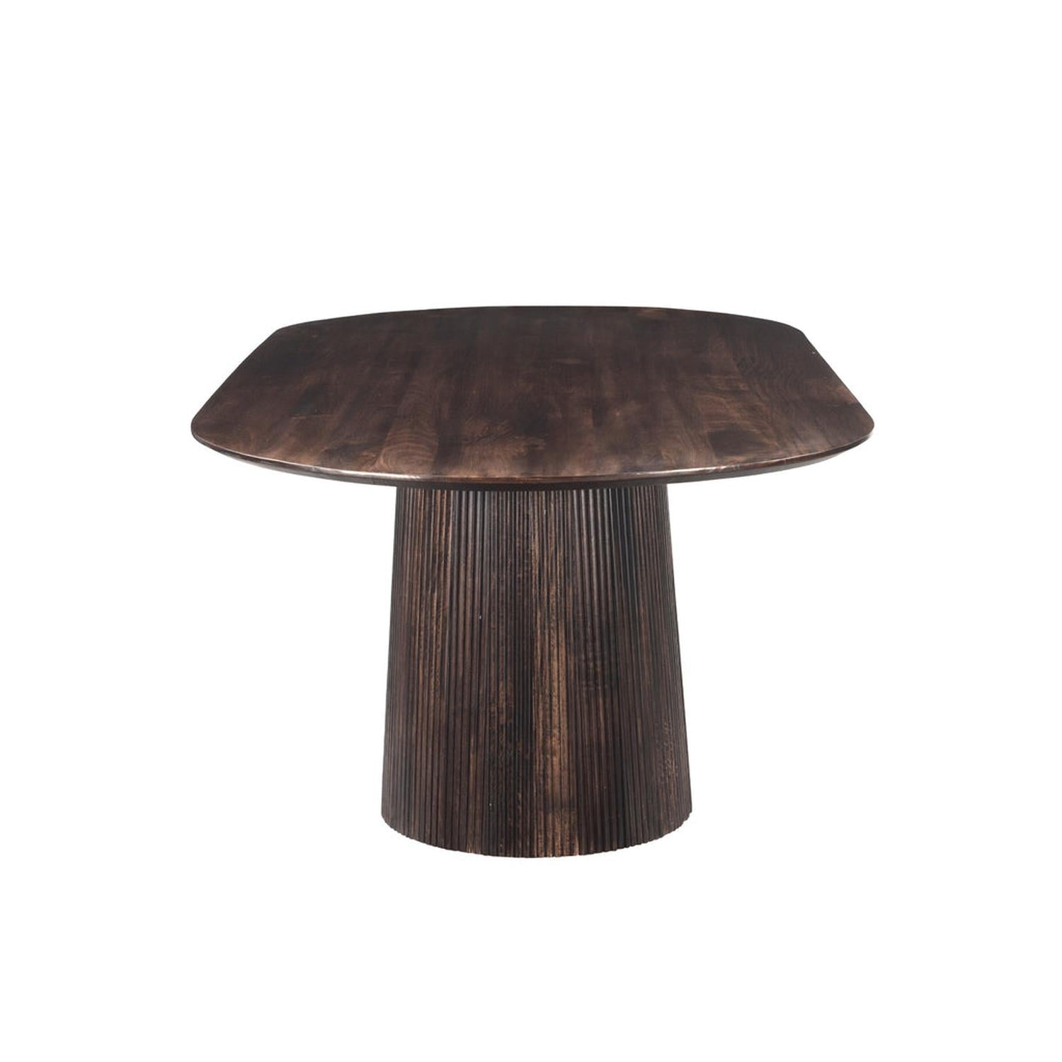 Esstisch Salvator Oval 200cm - Walnuss-Esstisch Oval-Livingfurn-le canapé