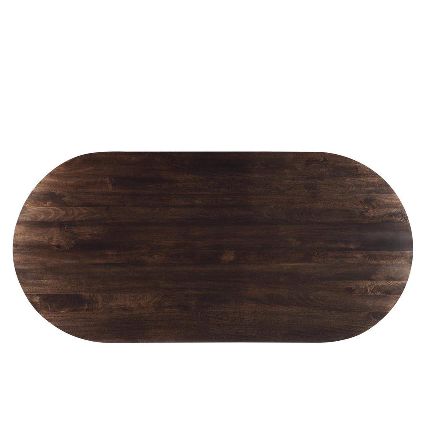 Esstisch Salvator Oval 200cm - Walnuss-Esstisch Oval-Livingfurn-le canapé
