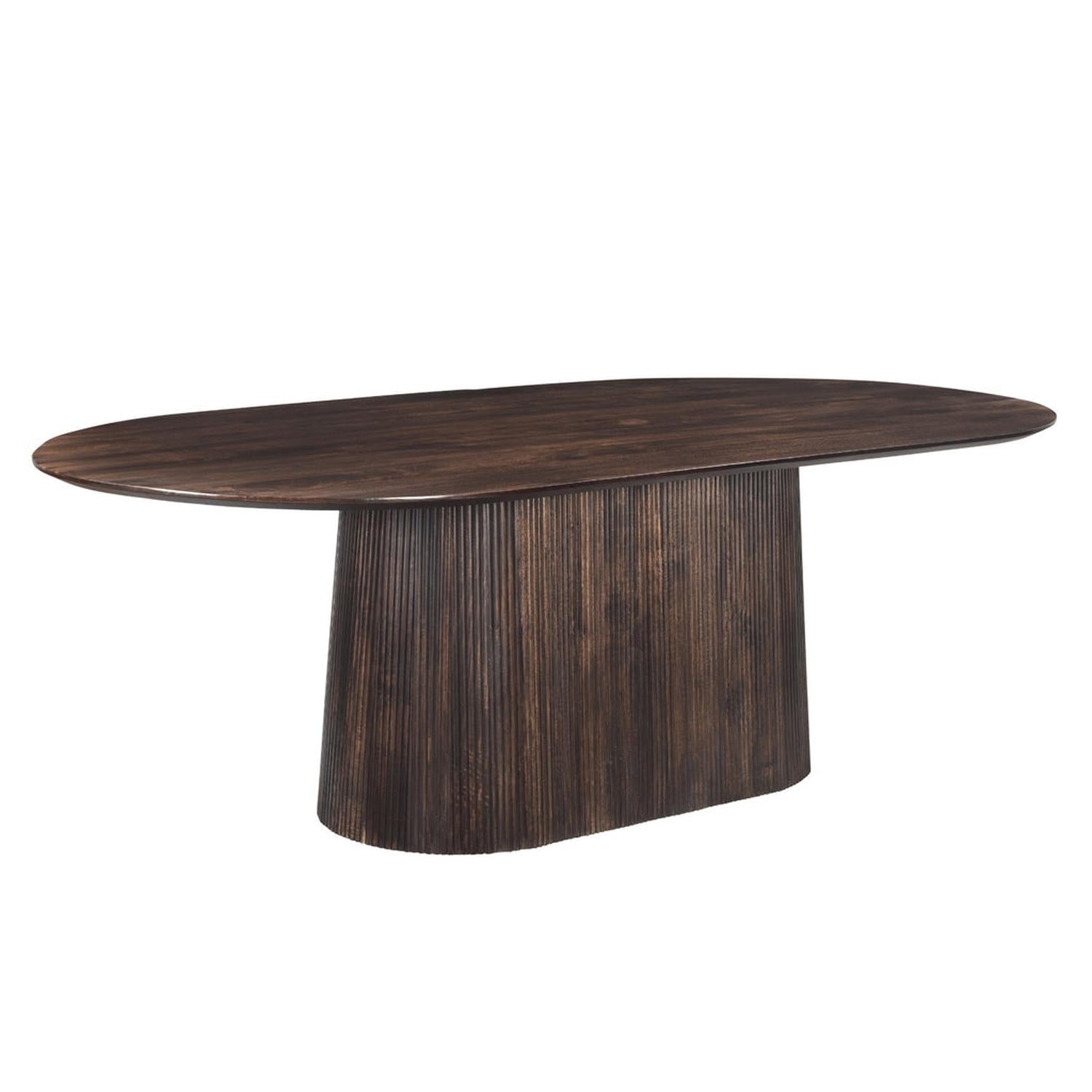 Esstisch Salvator Oval 200cm - Walnuss-Esstische Oval-Livingfurn-le canapé