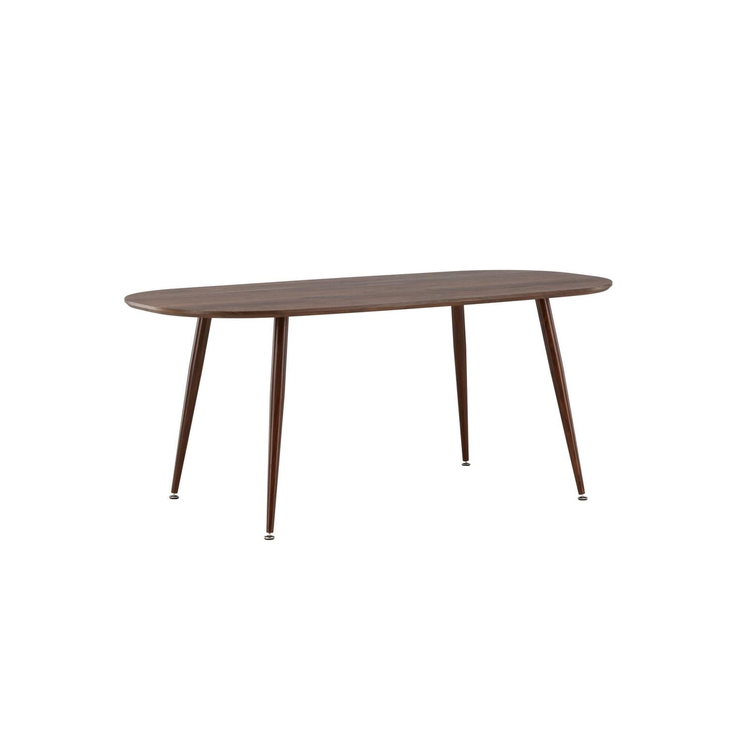 Esstisch Sanford Oval 180cm - Dunkelbraun-Esstisch Oval-Venture Home-le canapé