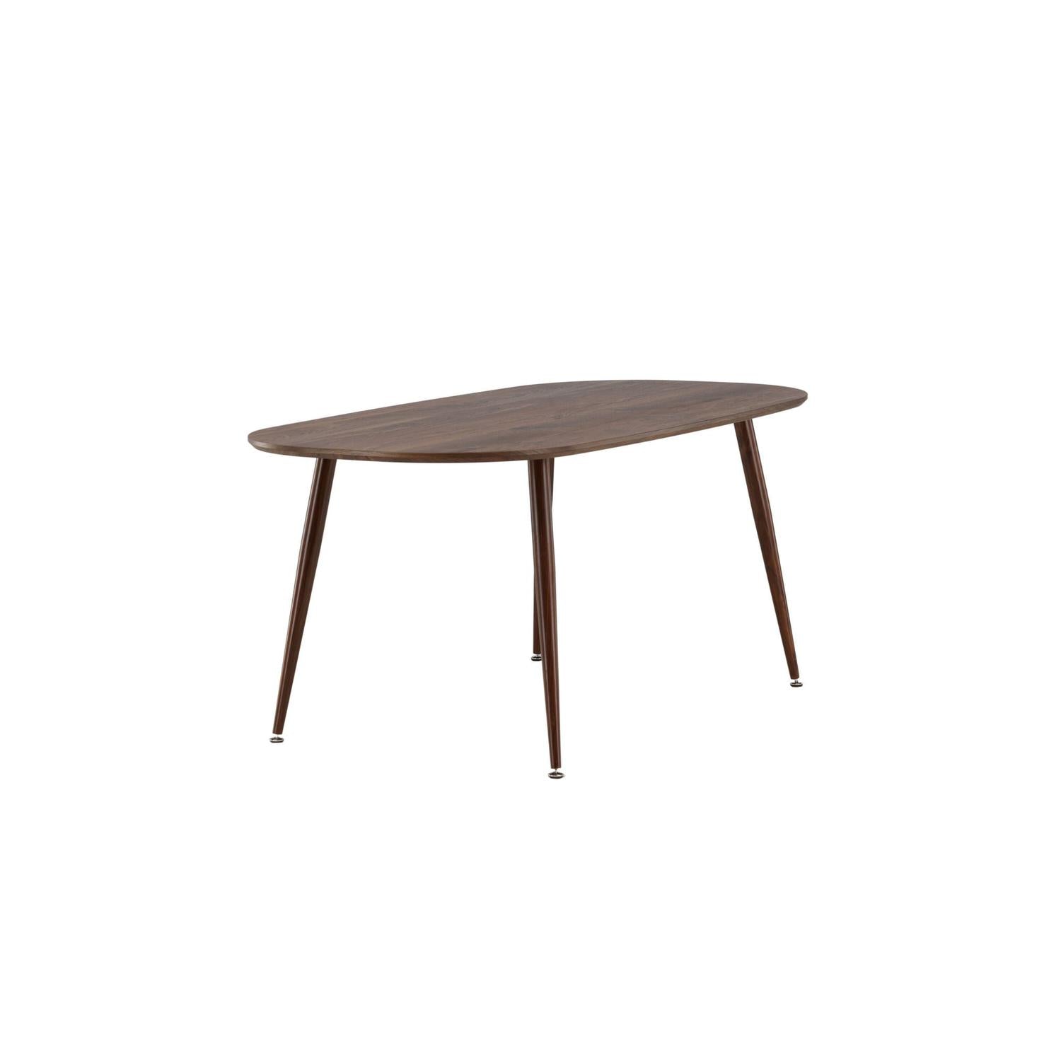 Esstisch Sanford Oval 180cm - Dunkelbraun-Esstische Oval-Venture Home-le canapé