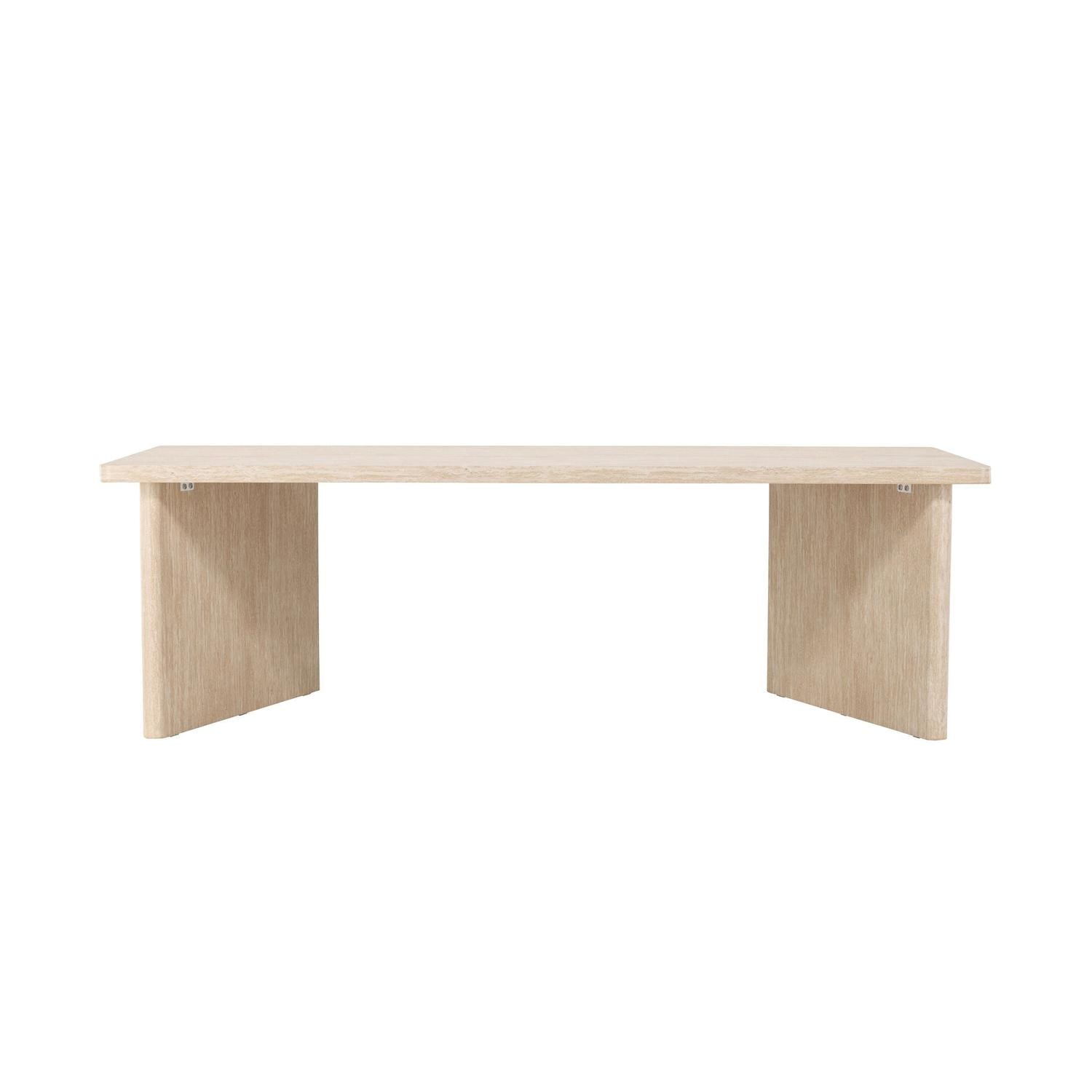 Esstisch Skagen Rechteckig 240*100cm - Beige-Esstische Rechteckig-Vind-le canapé