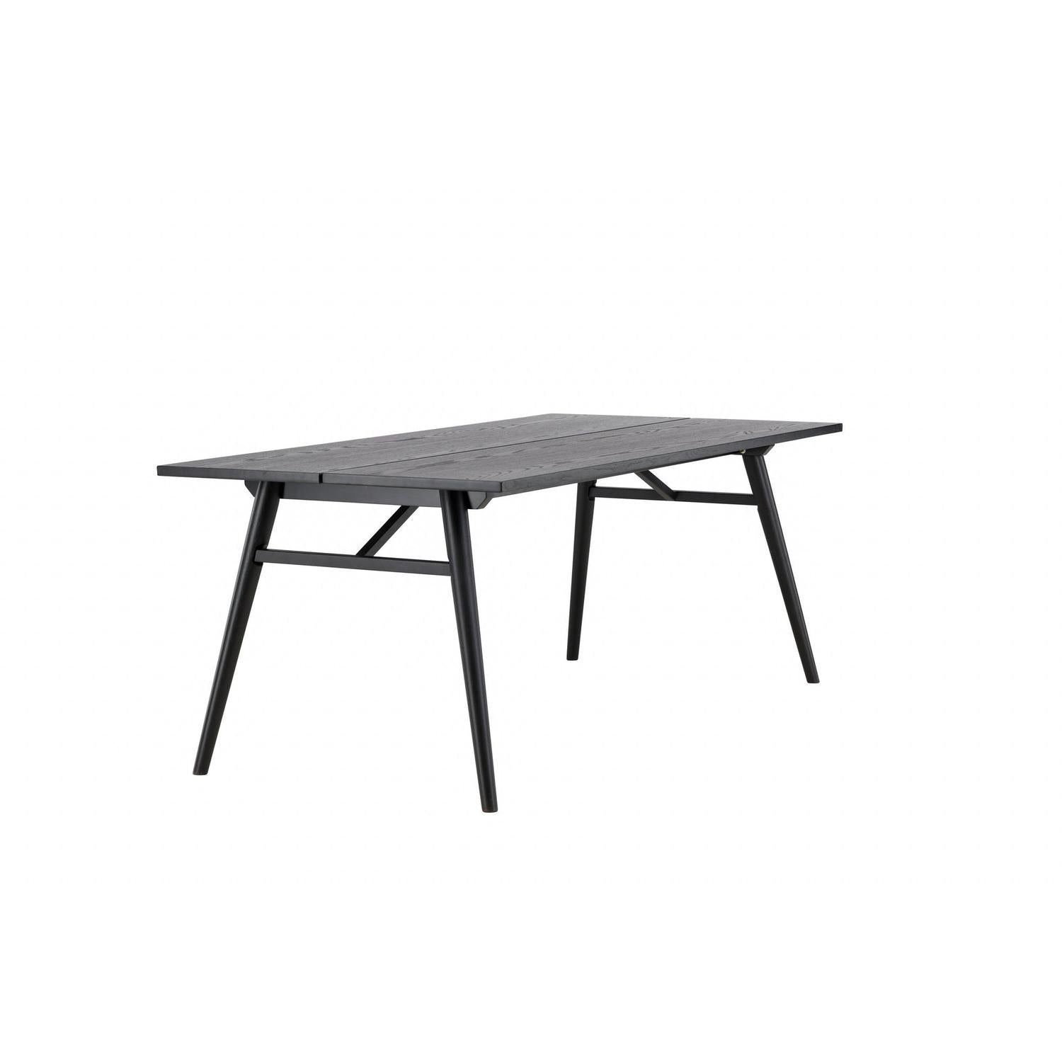 Esstisch Sleek ausziehbar 190-280cm - Schwarz-Esstische ausziehbar-Venture Home-le canapé