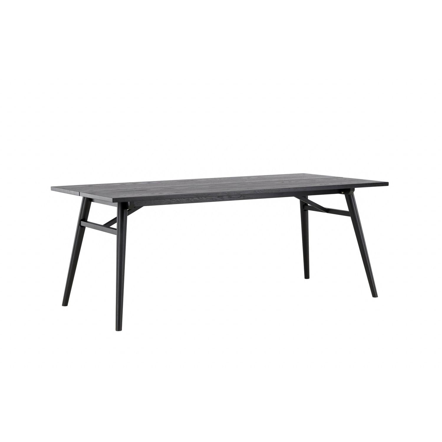 Esstisch Sleek ausziehbar 190-280cm - Schwarz-Esstische ausziehbar-Venture Home-le canapé