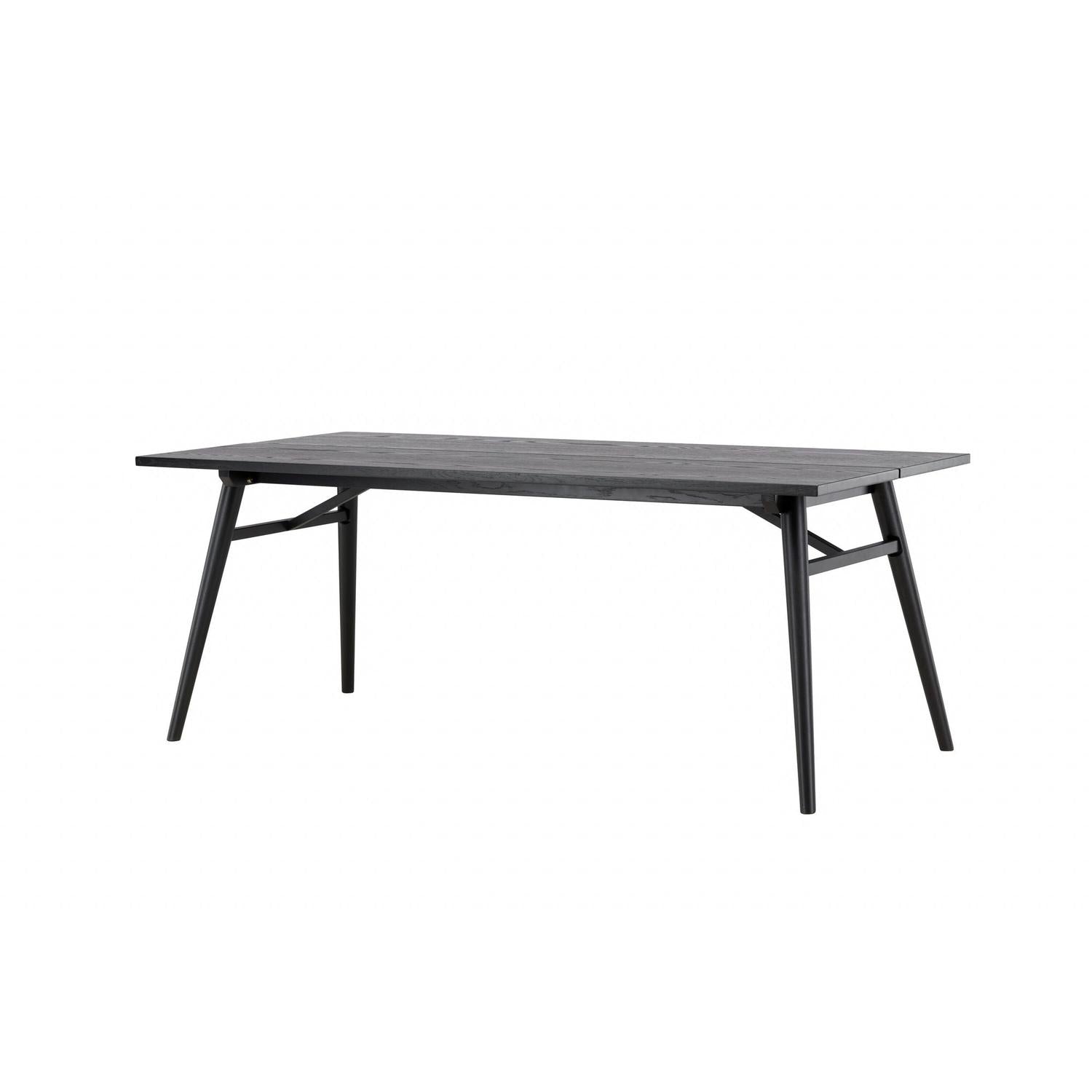 Esstisch Sleek ausziehbar 190-280cm - Schwarz-Esstische ausziehbar-Venture Home-le canapé
