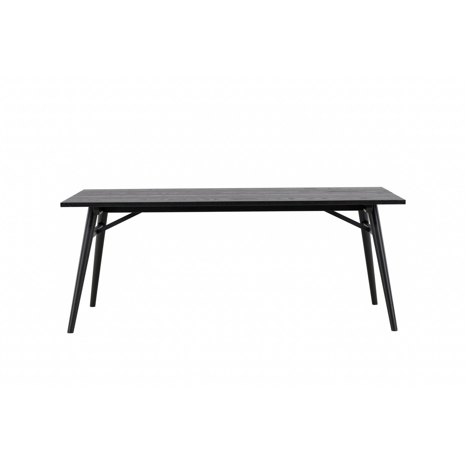 Esstisch Sleek ausziehbar 190-280cm - Schwarz-Esstische ausziehbar-Venture Home-le canapé