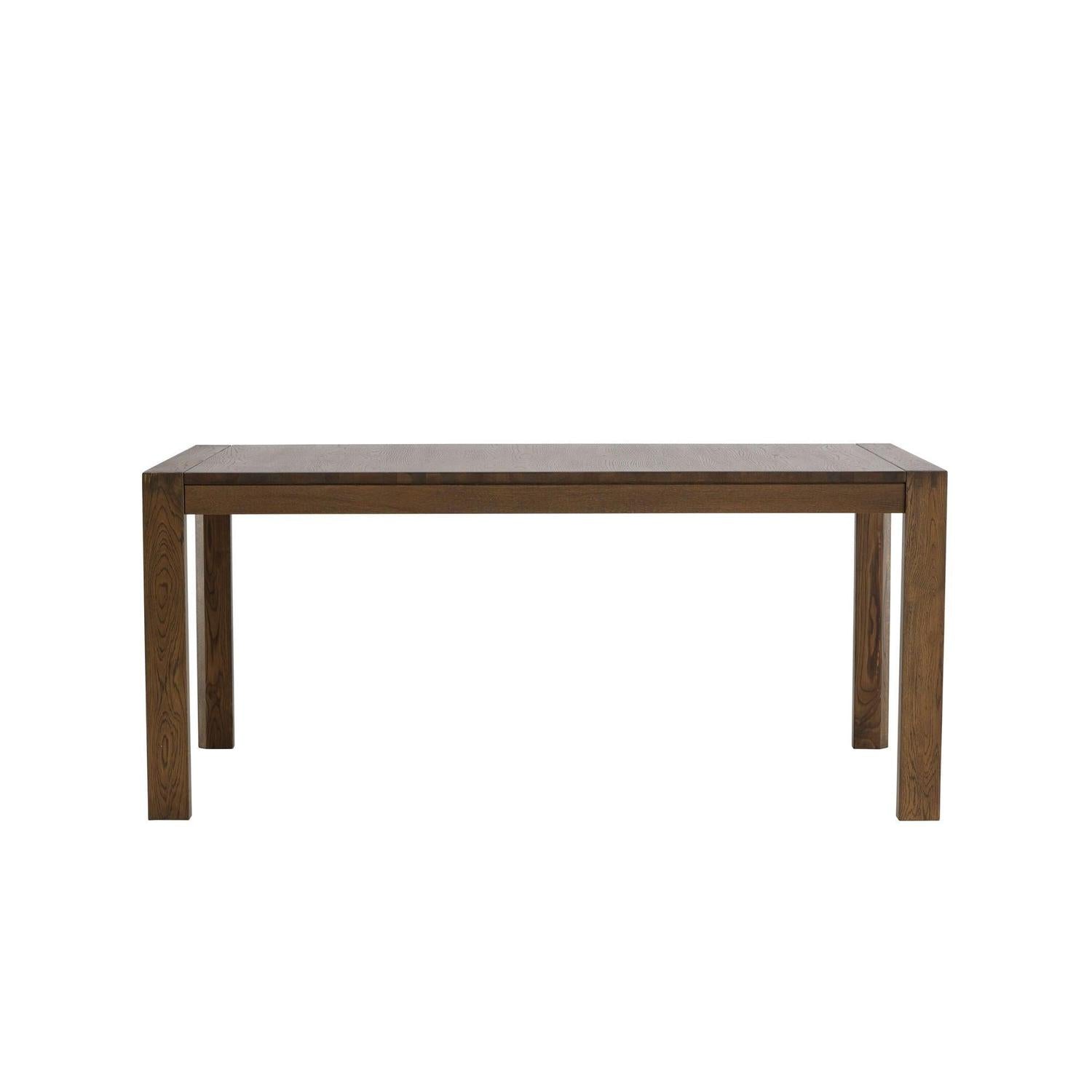 Esstisch Slider ausziehbar 170-250cm aus Eichenholz - Dunkelbraun-Esstisch ausziehbar-Vind-le canapé