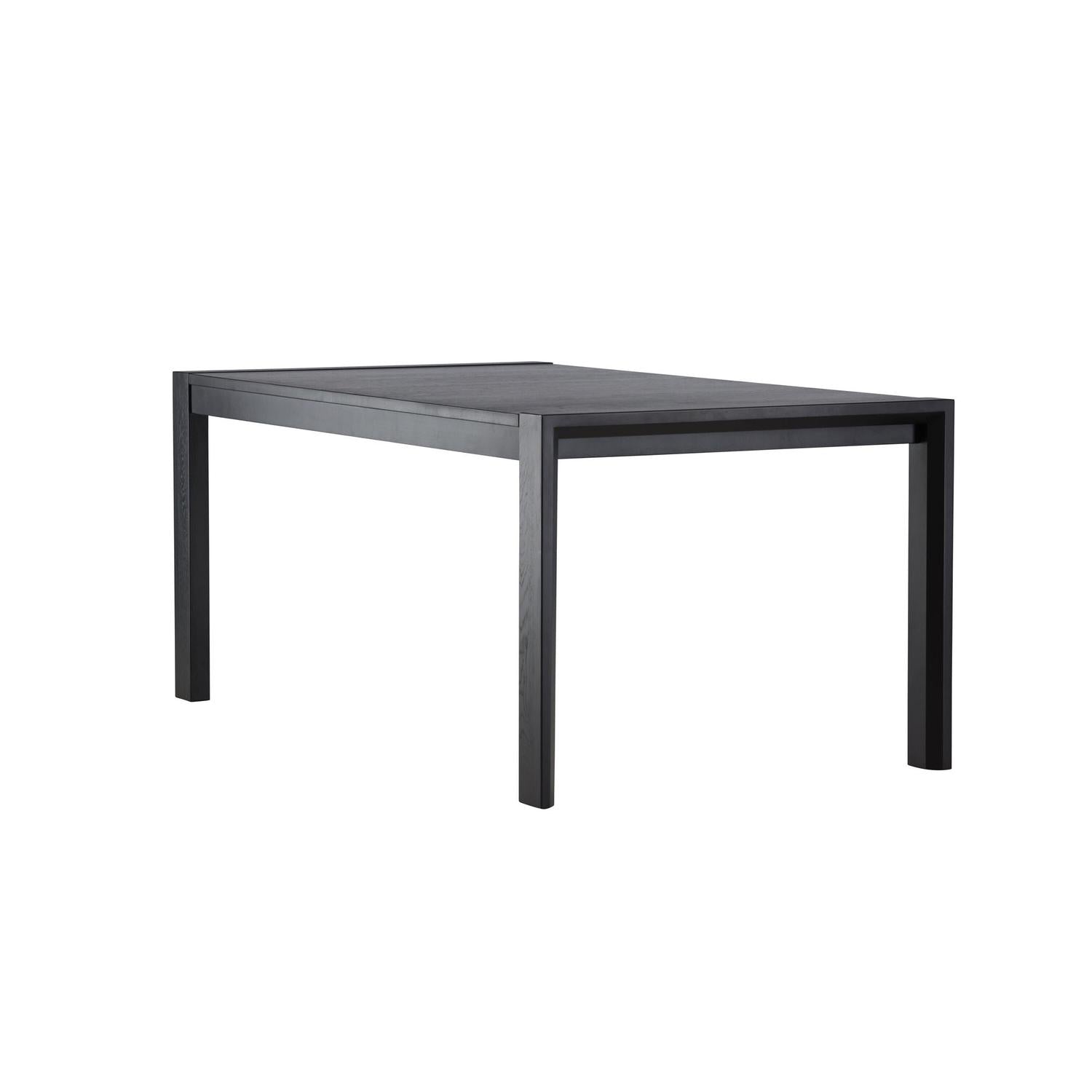 Esstisch Slider ausziehbar 170-250cm aus Eichenholz - Schwarz-Esstische ausziehbar-Vind-le canapé