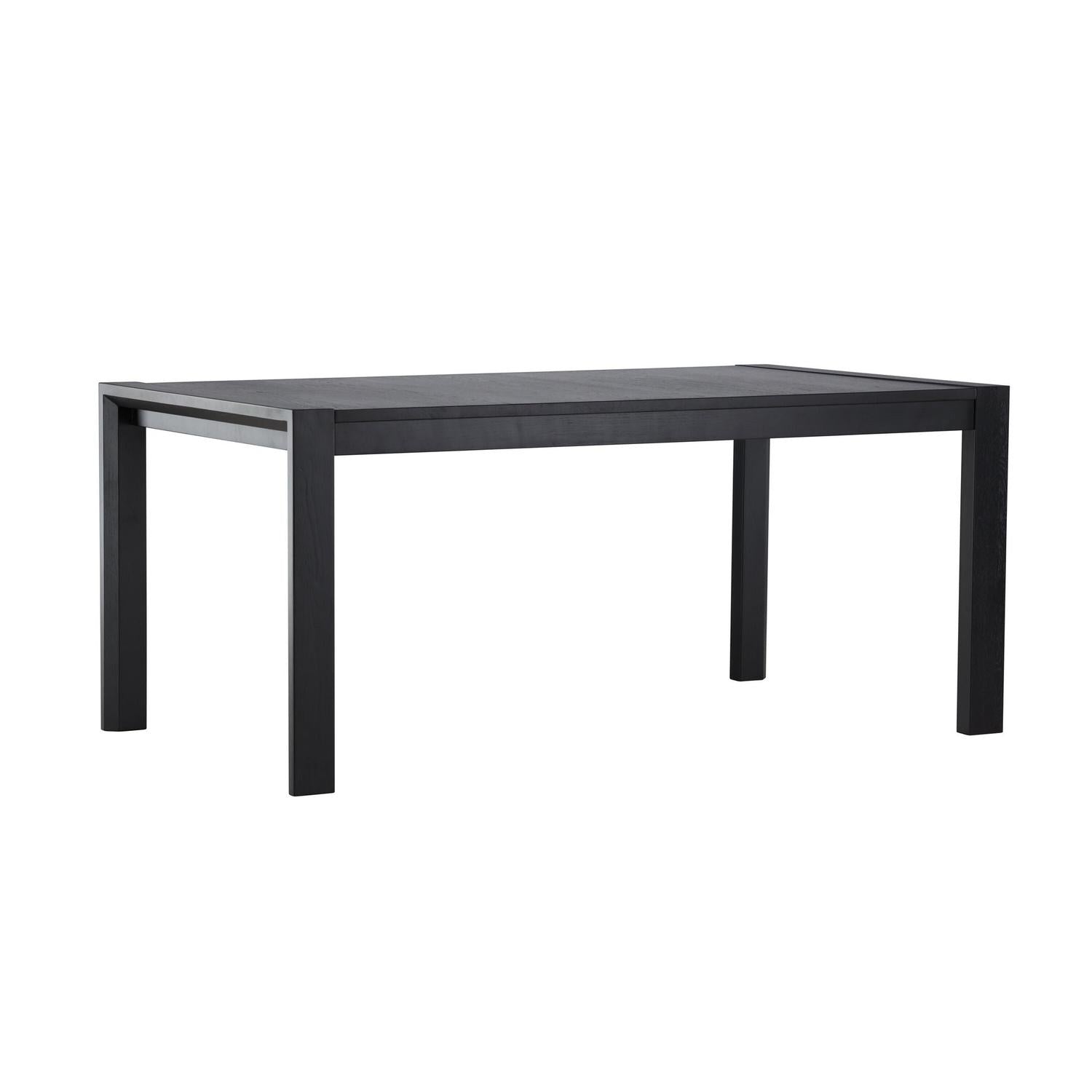 Esstisch Slider ausziehbar 170-250cm aus Eichenholz - Schwarz-Esstische ausziehbar-Vind-le canapé
