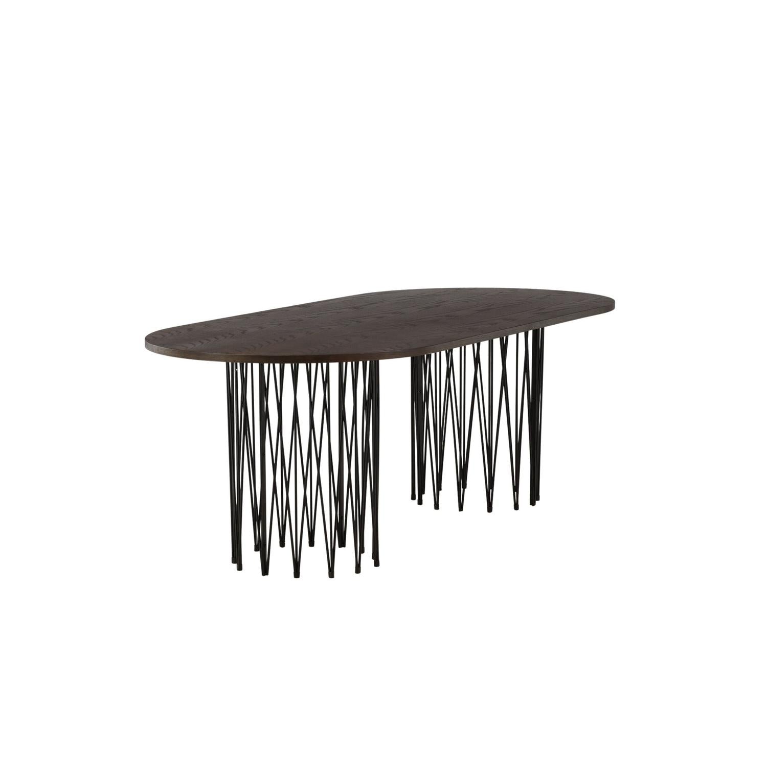 Esstisch Stone Oval 220cm - Mokka-Esstische Oval-Venture Home-le canapé