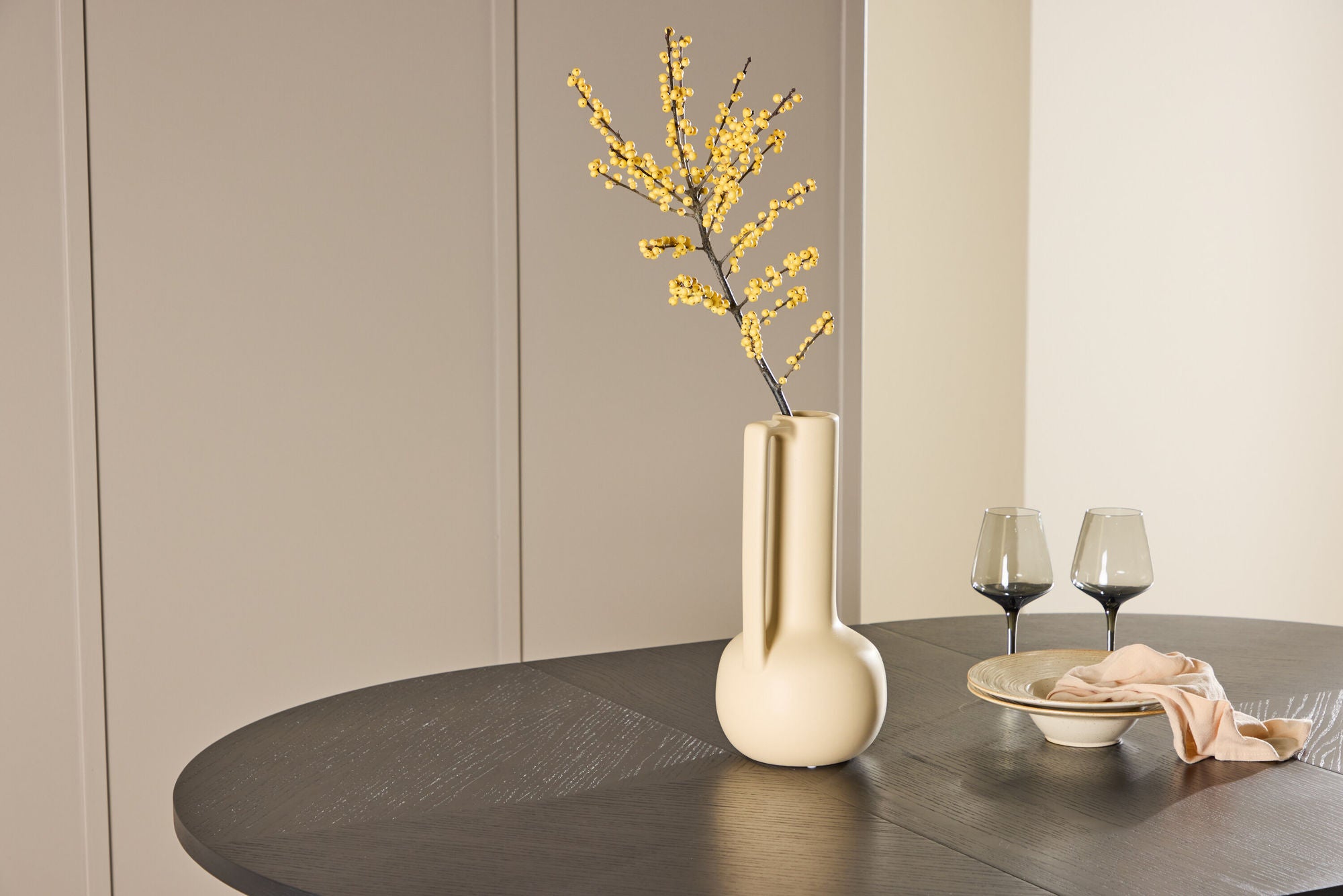 Esstisch Strada ausziehbar 120-170cm - Schwarz-Esstische ausziehbar-Venture Home-le canapé