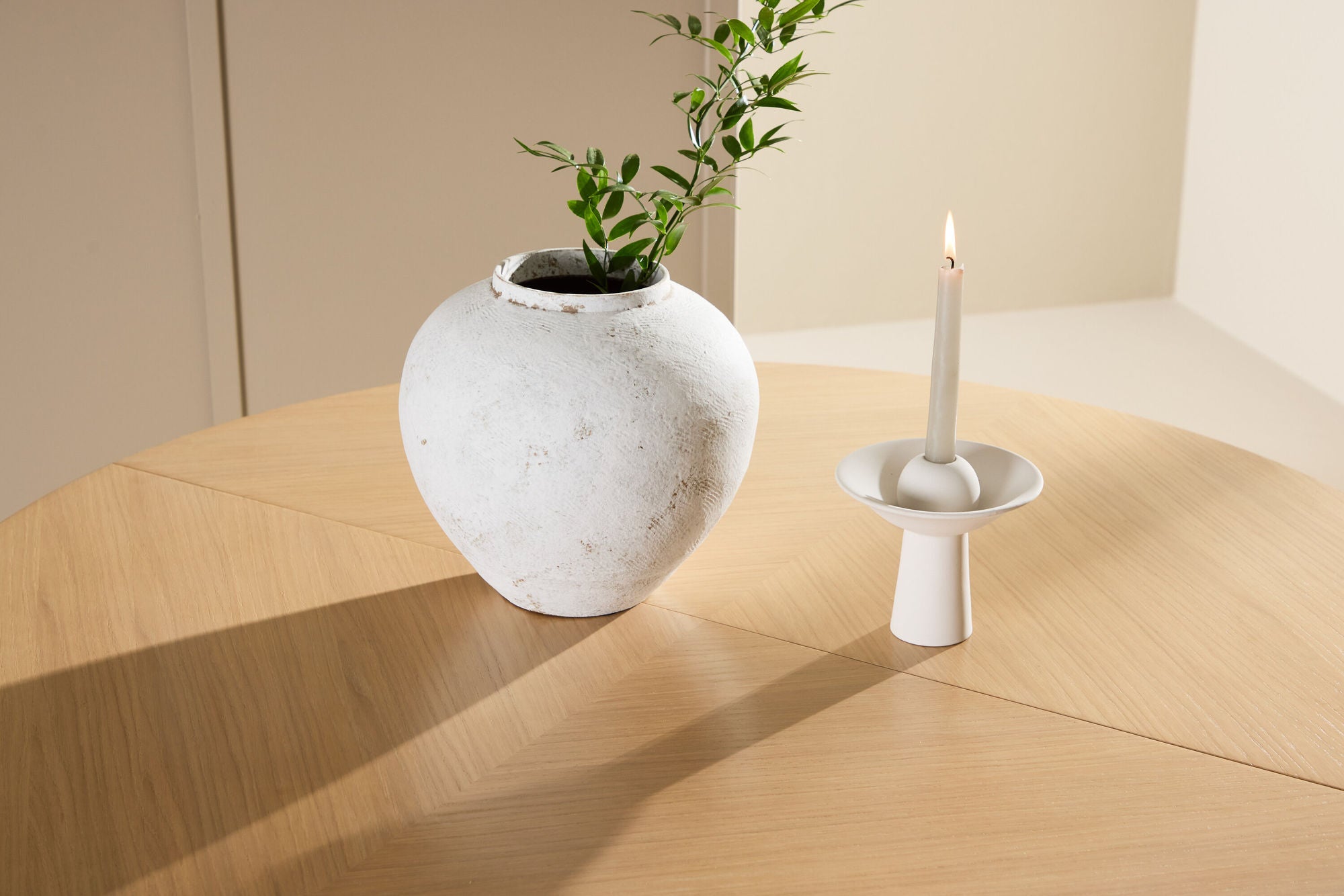 Esstisch Strada ausziehbar 120/170*120cm - Hellbraun-Esstisch ausziehbar-Venture Home-le canapé
