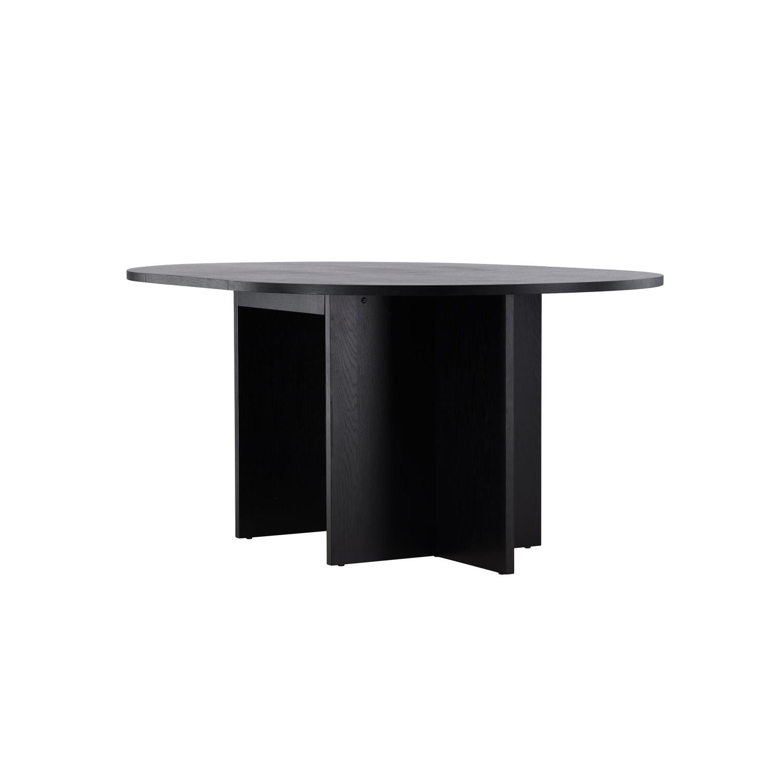 Esstisch Strada ausziehbar aus Holzwerkstoff 120-170x74 cm - Schwarz-Esstisch ausziehbar-Venture Home-le canapé