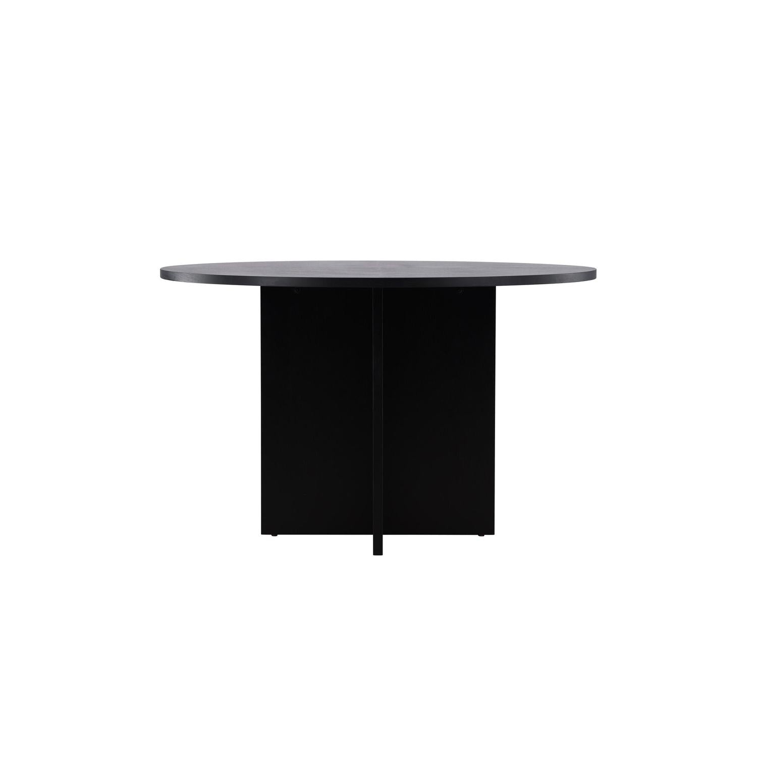 Esstisch Strada ausziehbar aus Holzwerkstoff 120-170x74 cm - Schwarz-Esstisch ausziehbar-Venture Home-le canapé