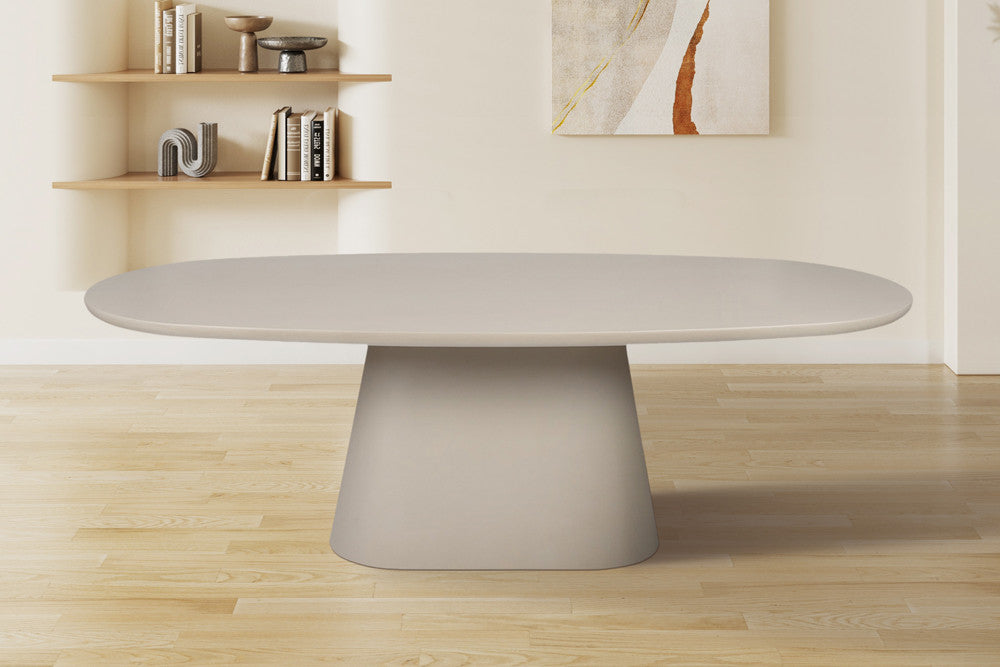 Esstisch Tavira 220cm Oval - Beige-Esstisch Oval-Rousseau-le canapé