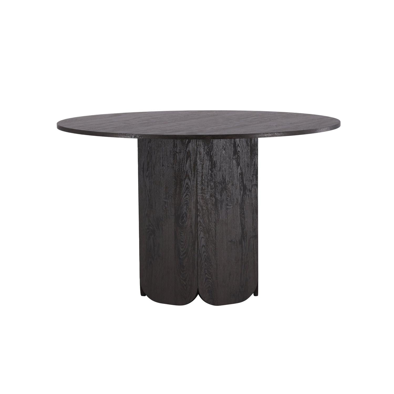 Esstisch Tekla Ø120cm - Schwarz-Esstisch Rund-Venture Home-le canapé