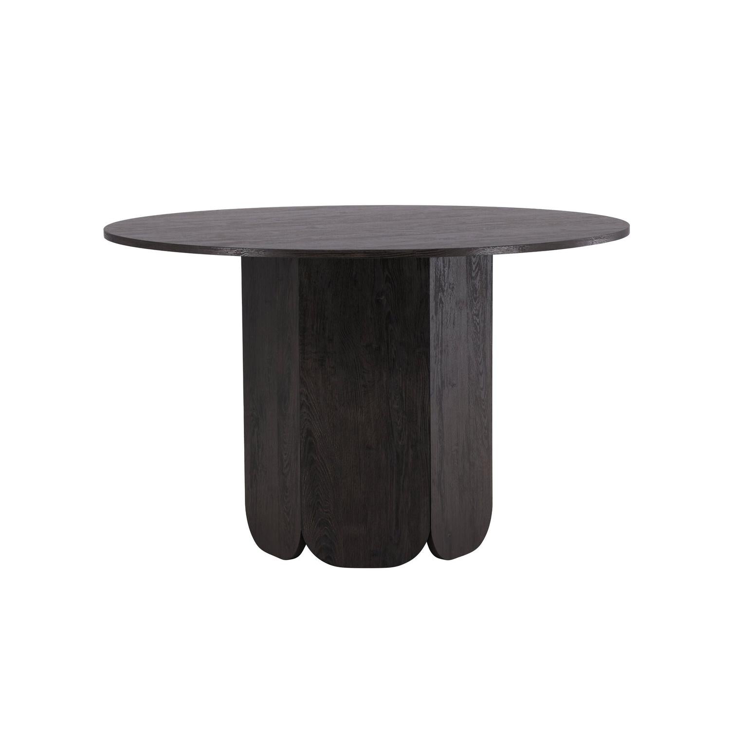 Esstisch Tekla Ø120cm - Schwarz-Esstisch Rund-Venture Home-le canapé