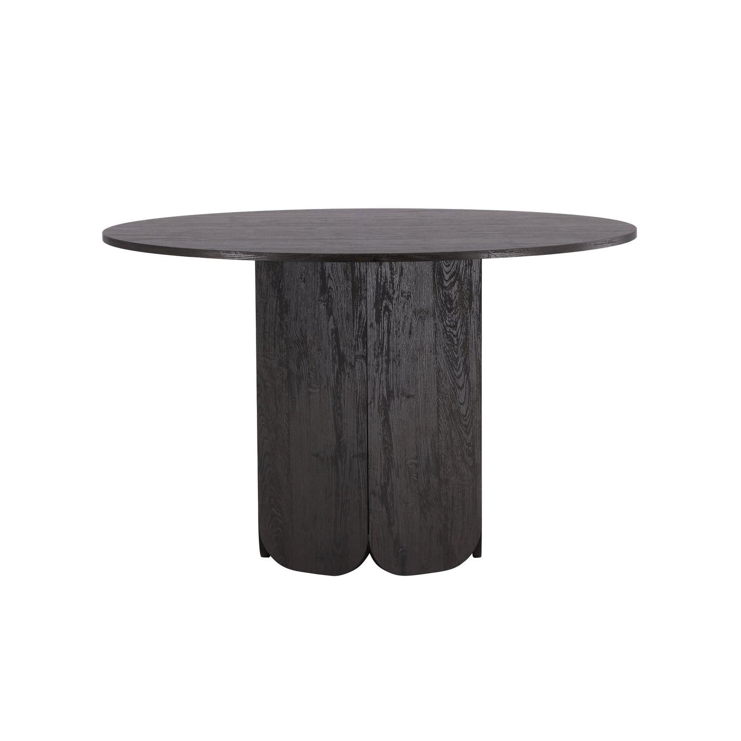 Esstisch Tekla Ø120cm - Schwarz-Esstisch Rund-Venture Home-le canapé