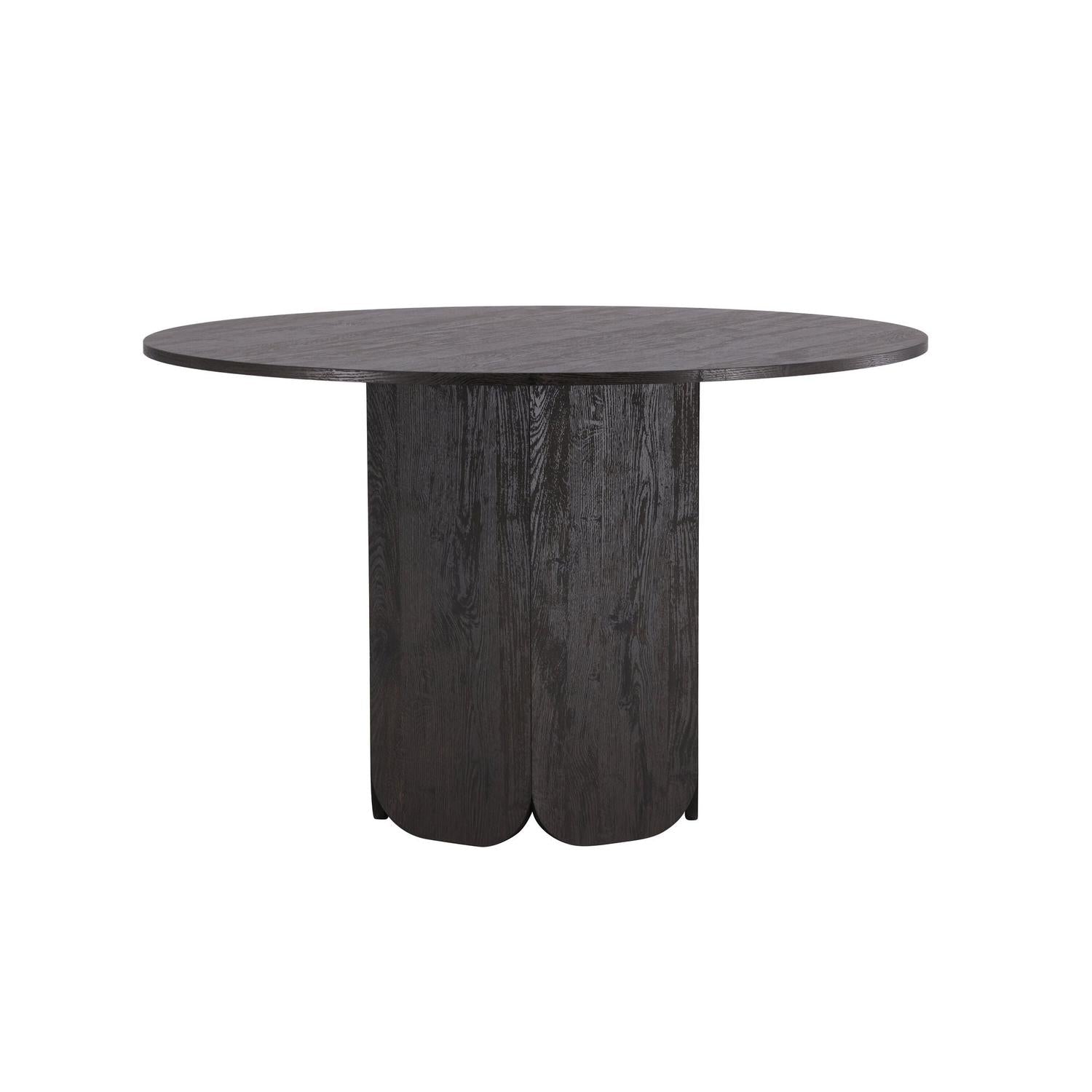 Esstisch Tekla Ø120cm - Schwarz-Esstisch Rund-Venture Home-le canapé