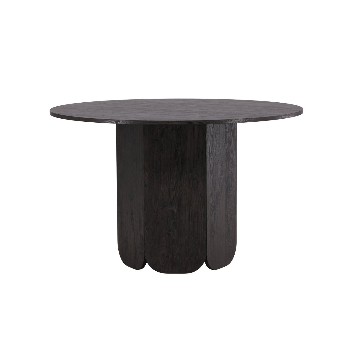 Esstisch Tekla Ø120cm - Schwarz-Esstisch Rund-Venture Home-le canapé