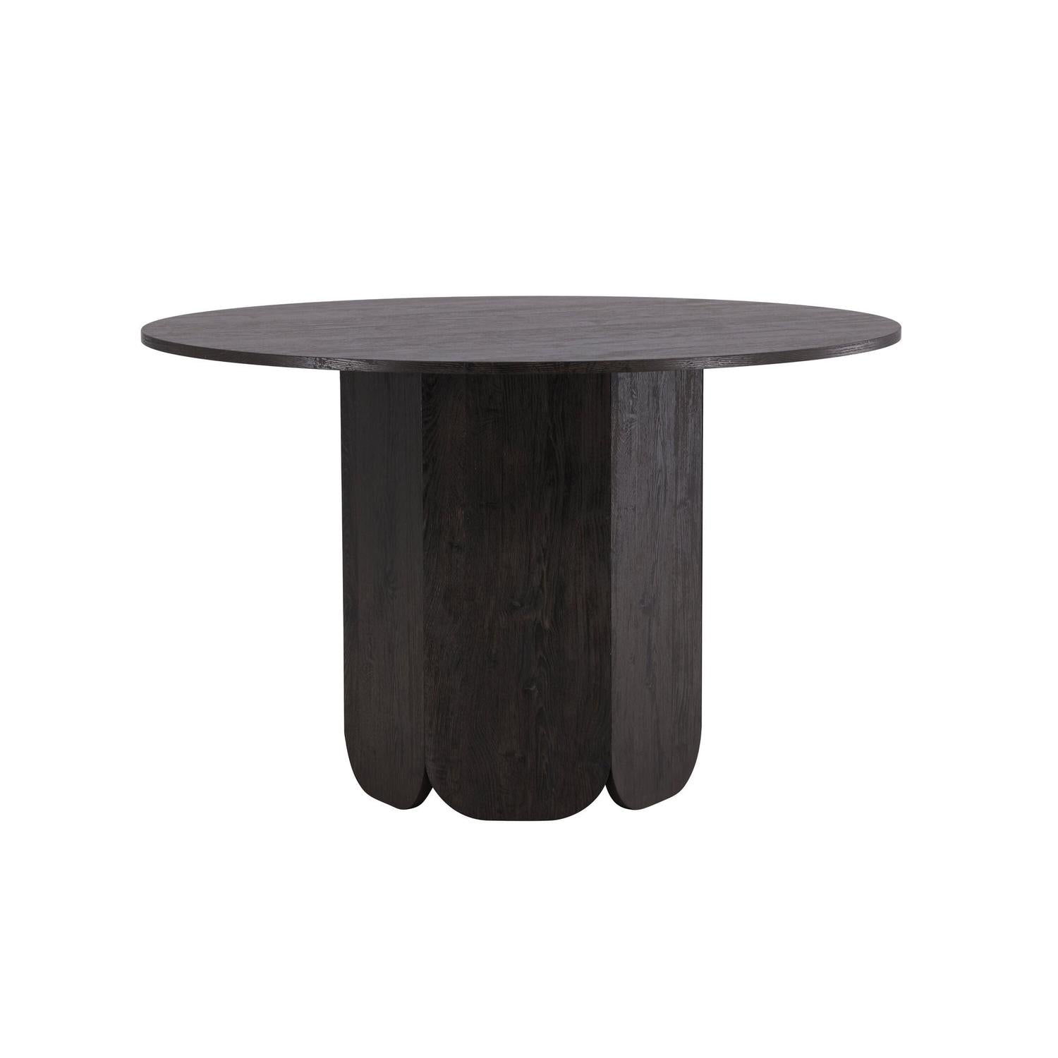 Esstisch Tekla Ø120cm - Schwarz-Esstisch Rund-Venture Home-le canapé