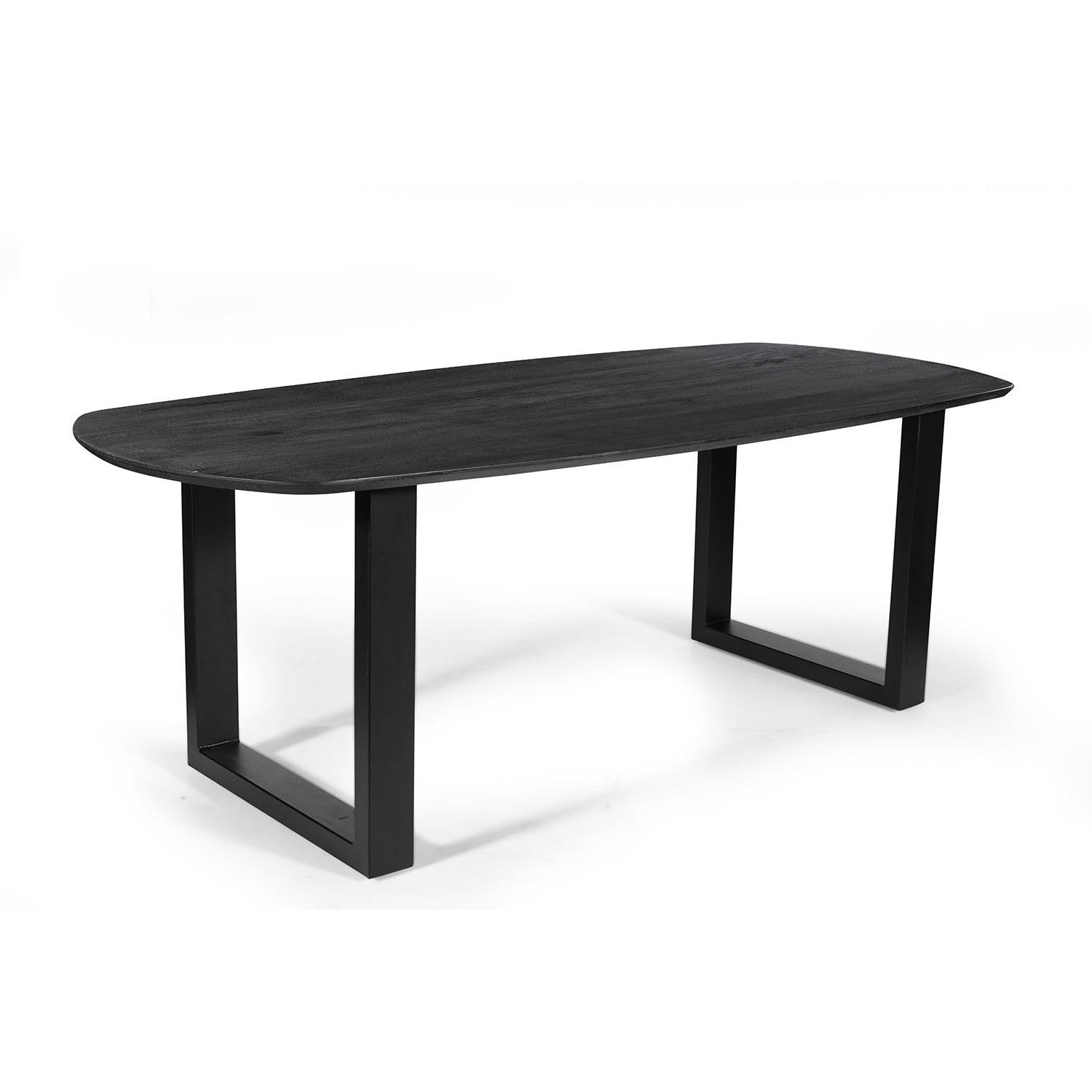 Esstisch Tommy 220cm Oval - Schwarz-Esstisch Oval-Rousseau-le canapé
