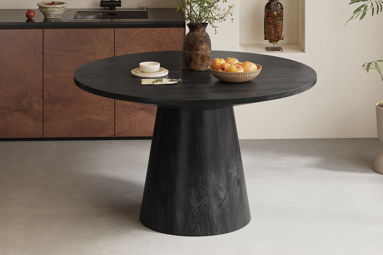 Esstisch Tommy Ø130cm - Schwarz-Esstisch Rund-Rousseau-le canapé