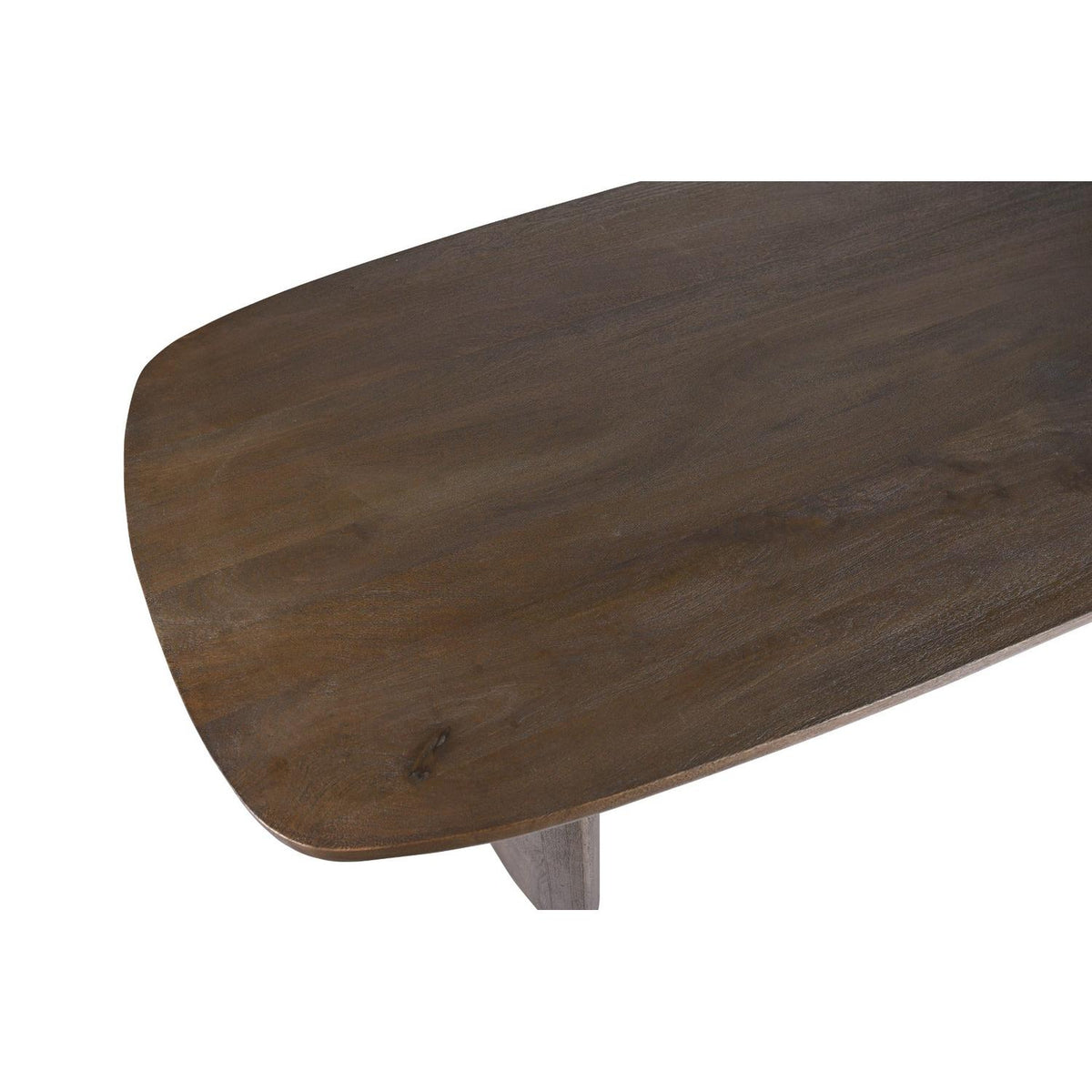 Esstisch Tyler aus Mangoholz 220cm - Dunkelbraun-Esstische Oval-Livingfurn-le canapé