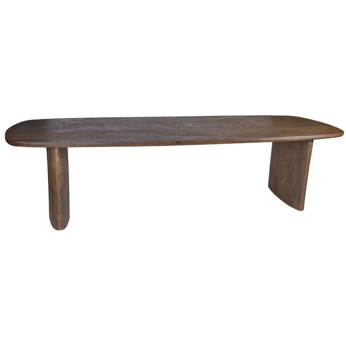 Esstisch Tyler aus Mangoholz 300cm - Dunkelbraun-Esstische Oval-Livingfurn-le canapé
