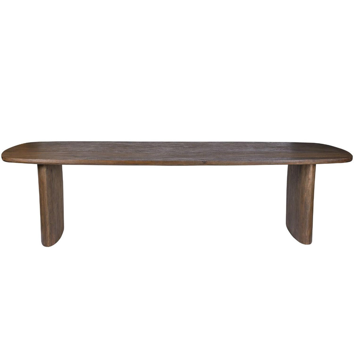 Esstisch Tyler aus Mangoholz 300cm - Dunkelbraun-Esstische Oval-Livingfurn-le canapé