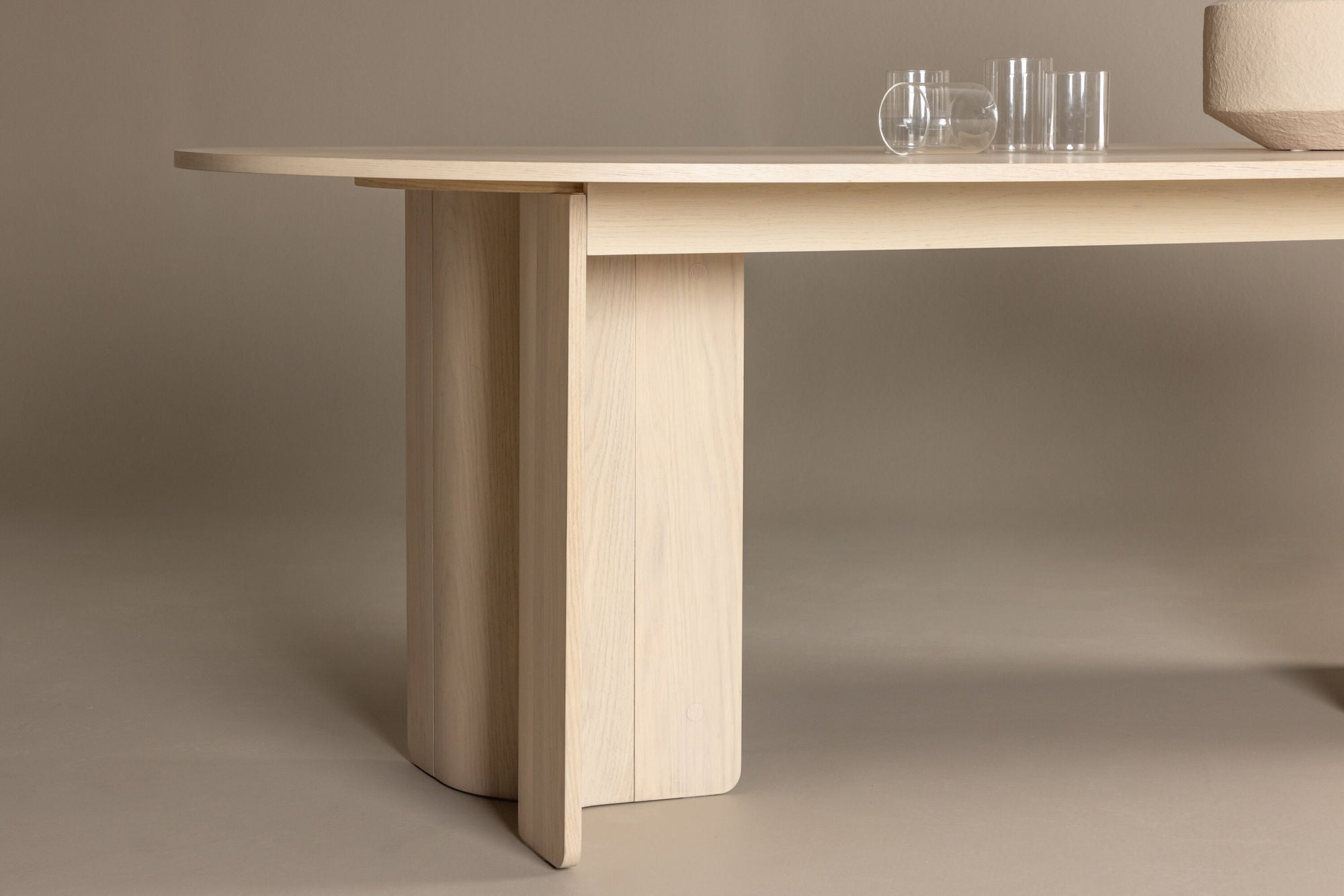 Esstisch Tyresö 220cm - Hellbraun-Esstisch Oval-Vind-le canapé
