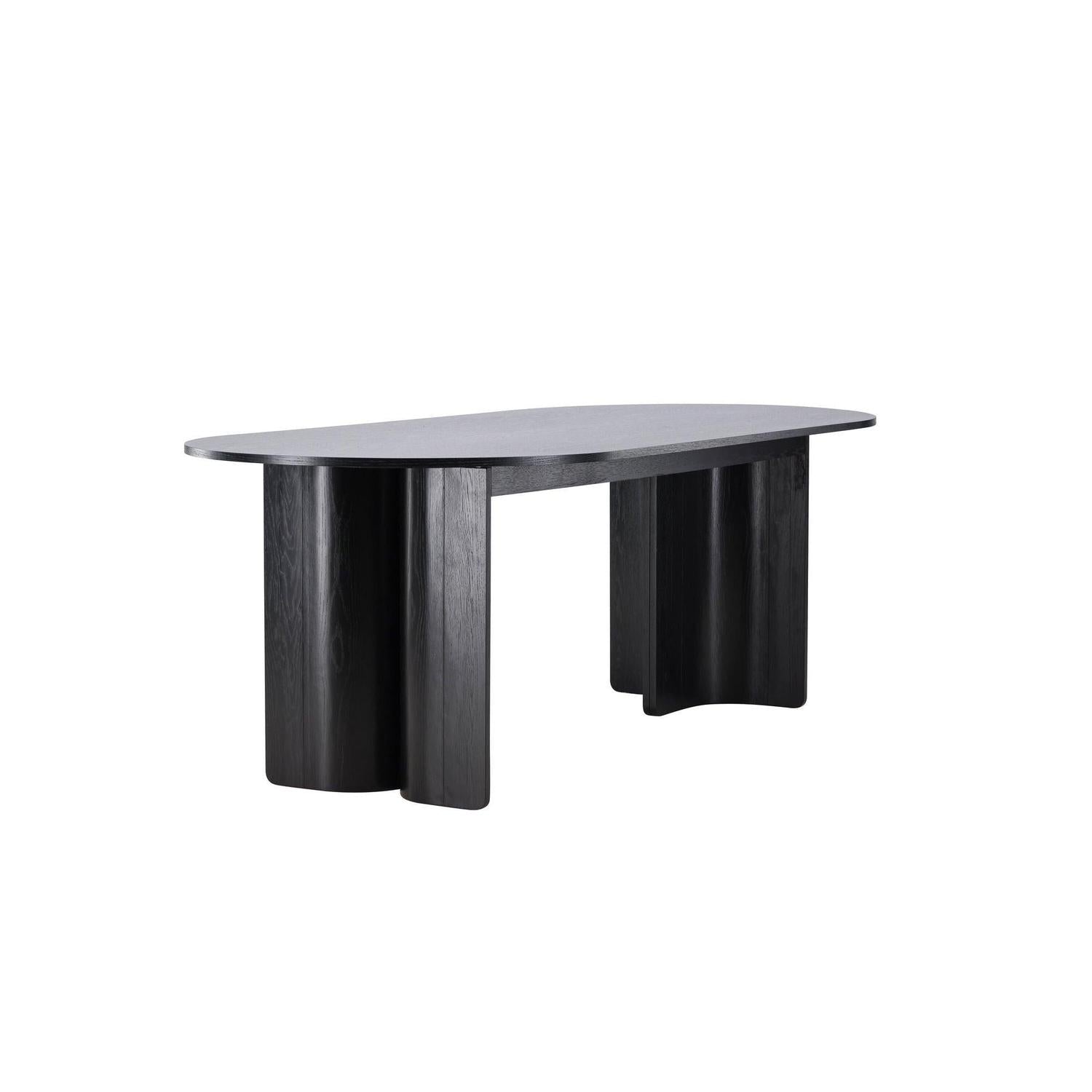 Esstisch Tyresö 220cm - Schwarz-Esstische Oval-Vind-le canapé