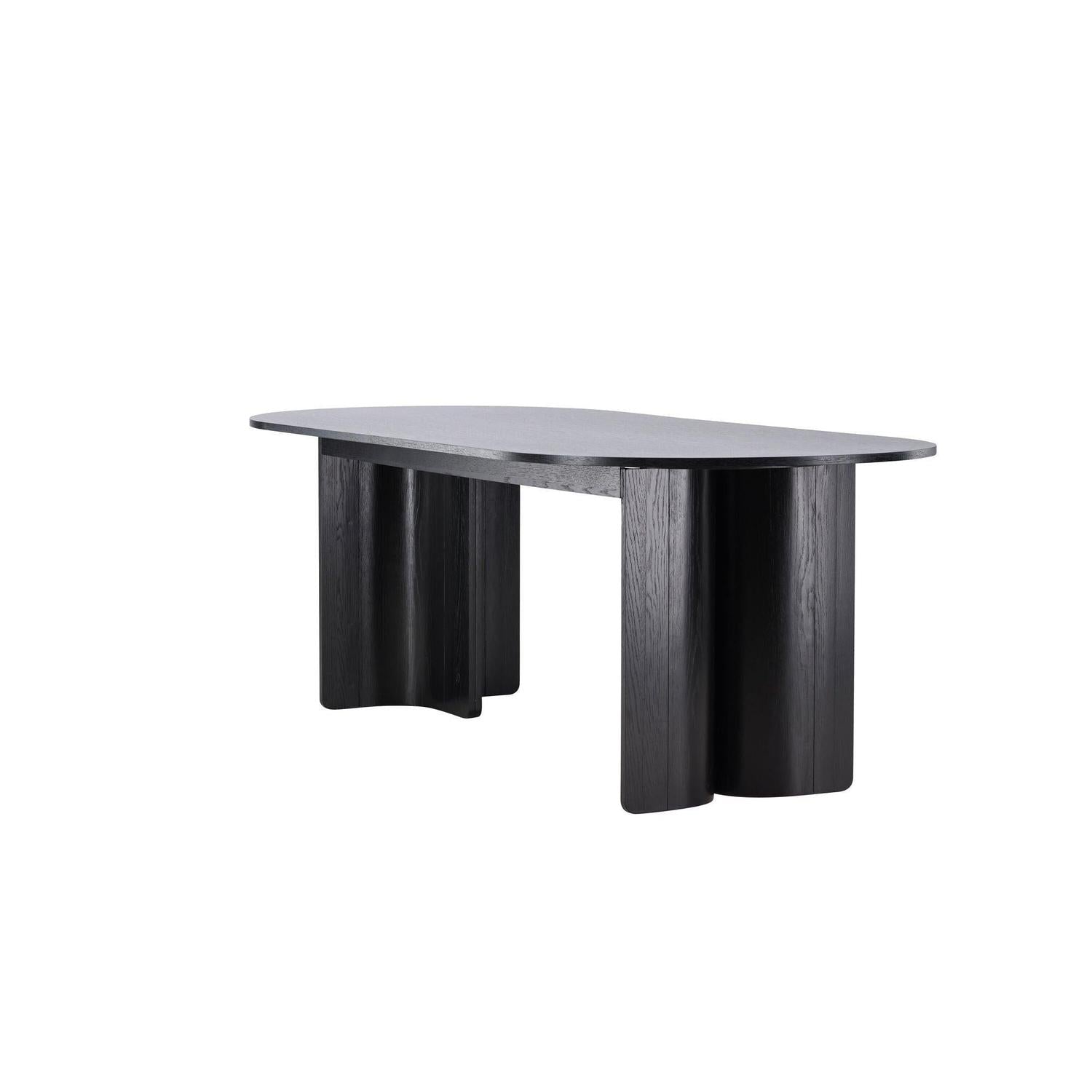 Esstisch Tyresö 220cm - Schwarz-Esstische Oval-Vind-le canapé