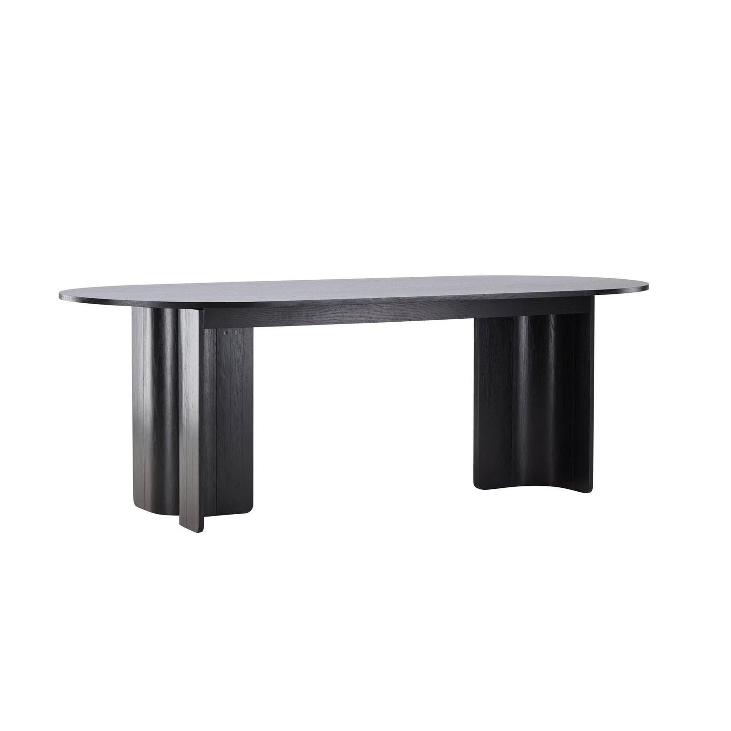 Esstisch Tyresö 220cm - Schwarz-Esstische Oval-Vind-le canapé