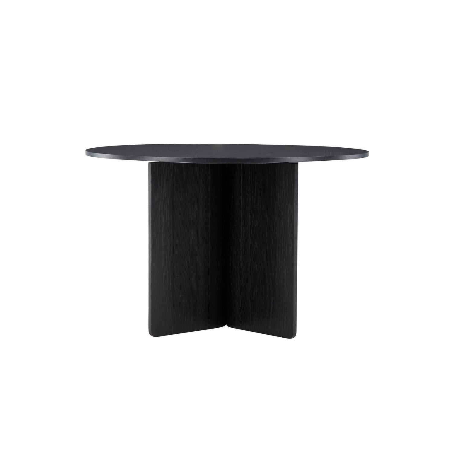 Vind Tyresö Dining Table ø120 - Black /-Vind-le canapé