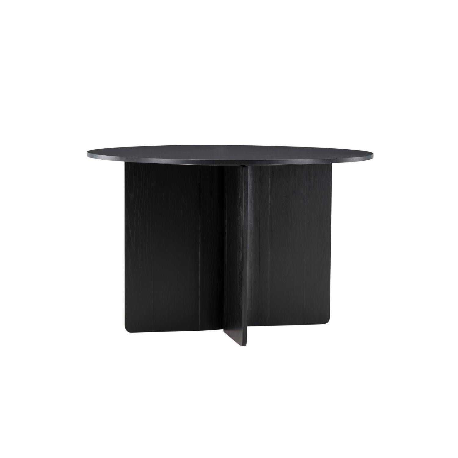 Vind Tyresö Dining Table ø120 - Black /-Vind-le canapé