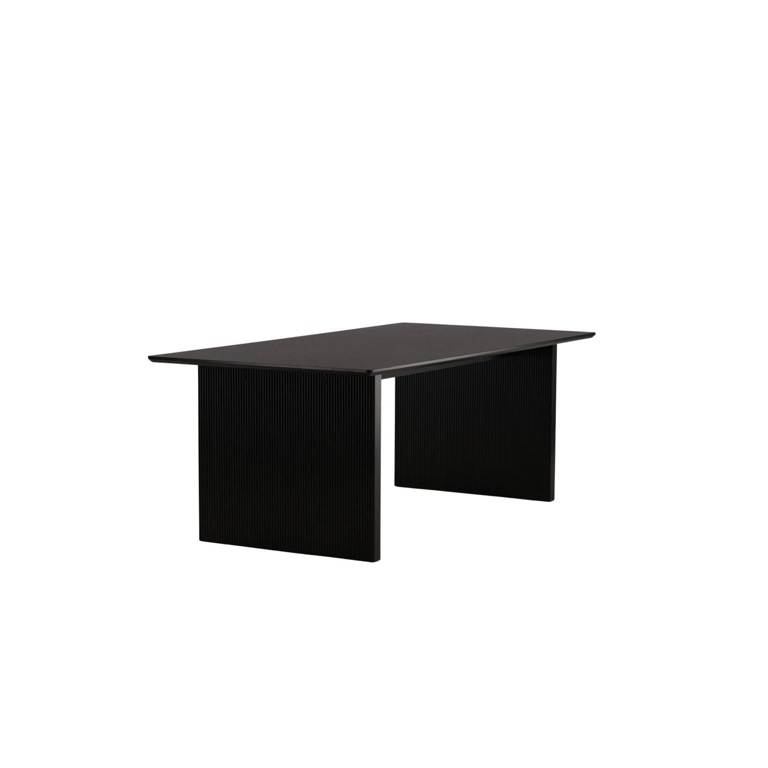 Esstisch Vail Rechteckig 200*100cm - Schwarz-Esstisch Rechteckig-Venture Home-le canapé