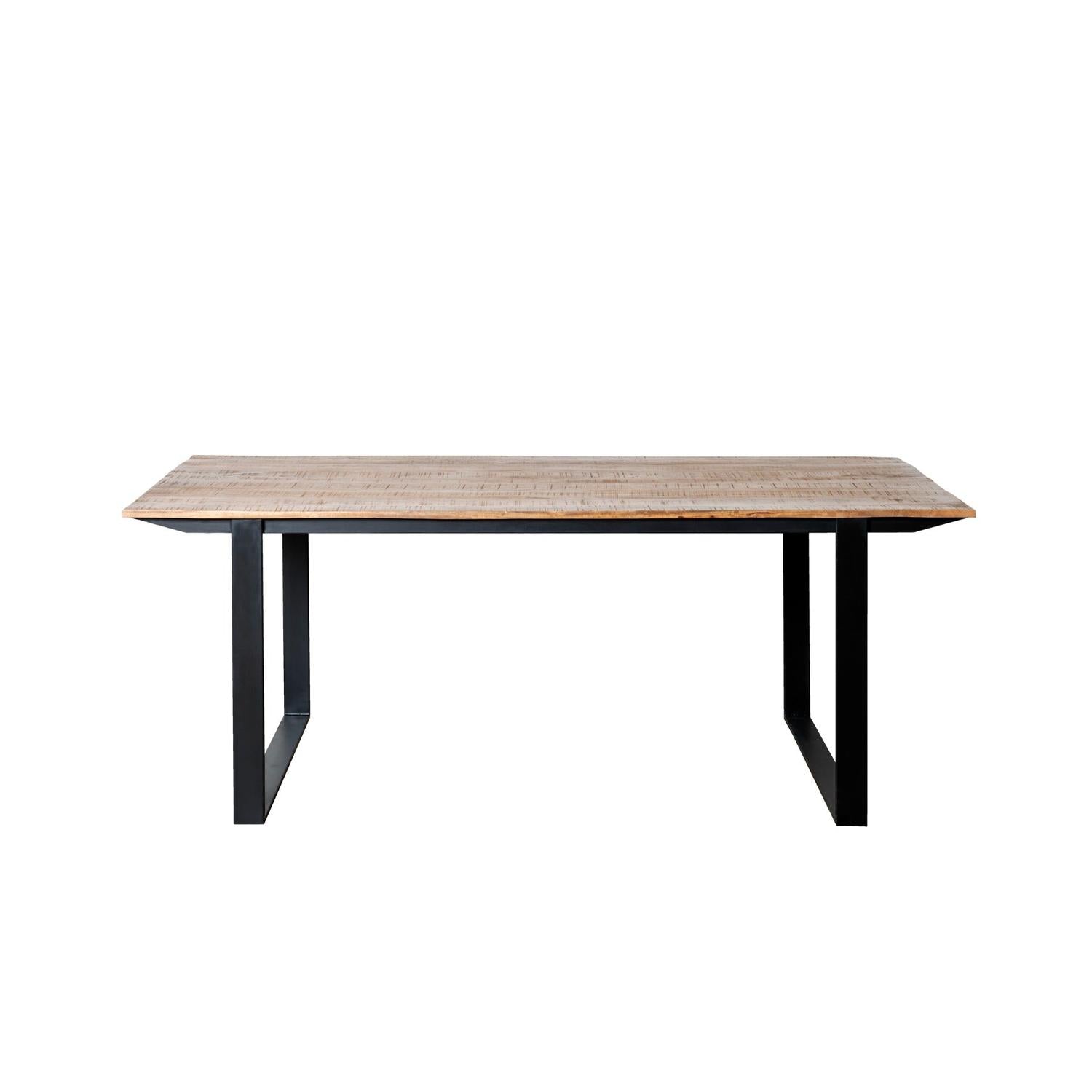 Esstisch Valdez aus Mangoholz 200cm - Braun-Esstische Rechteckig-Livingfurn-le canapé