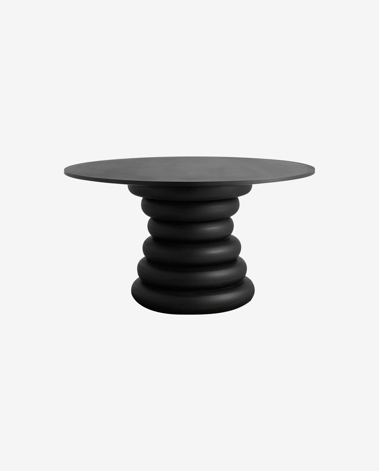 Esstisch YALU 140cm – Schwarz-Esstisch Rund-Nordal A/S-le canapé