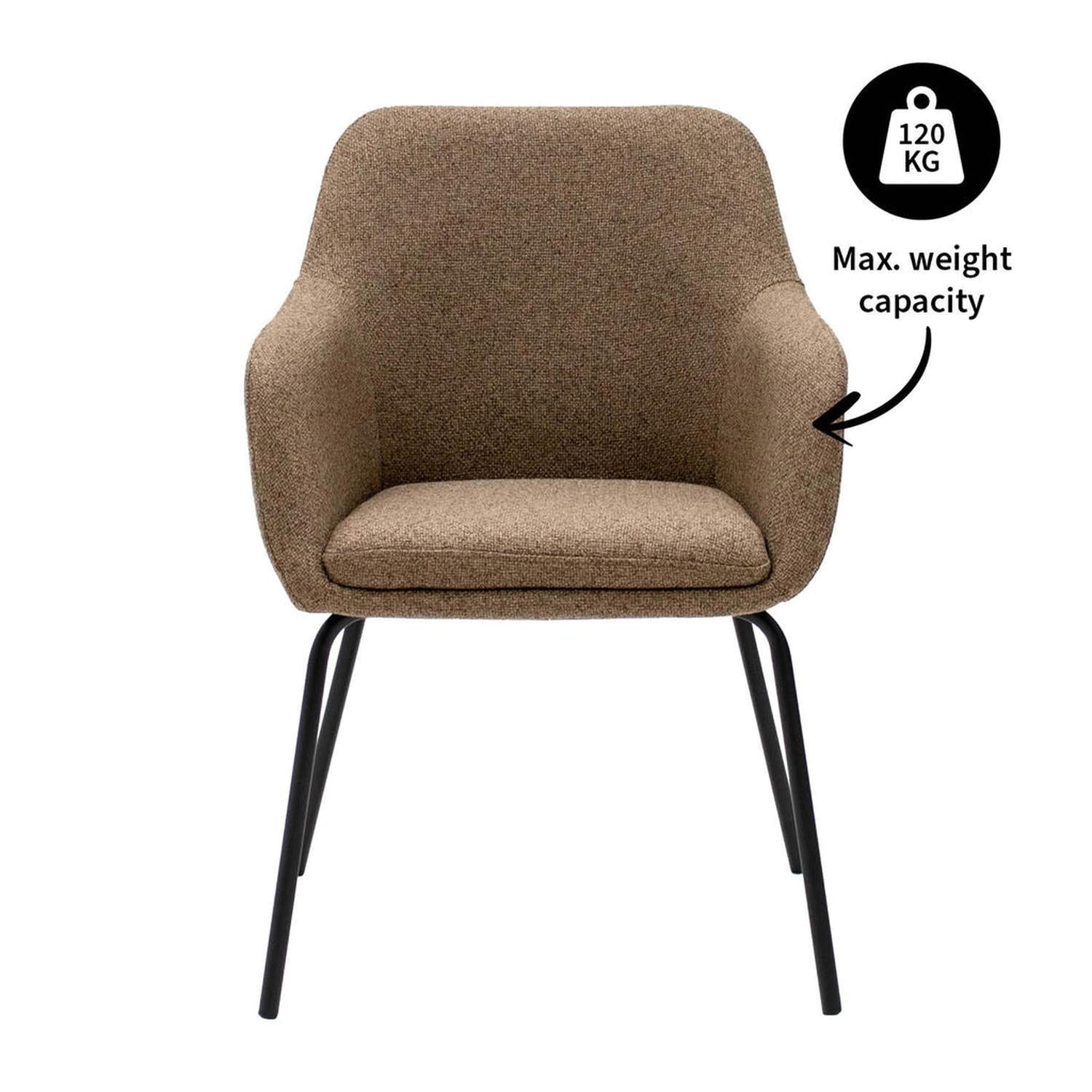 Esszimmerstuhl Daan - Taupe-Esszimmerstuhl-Kick Collection-le canapé