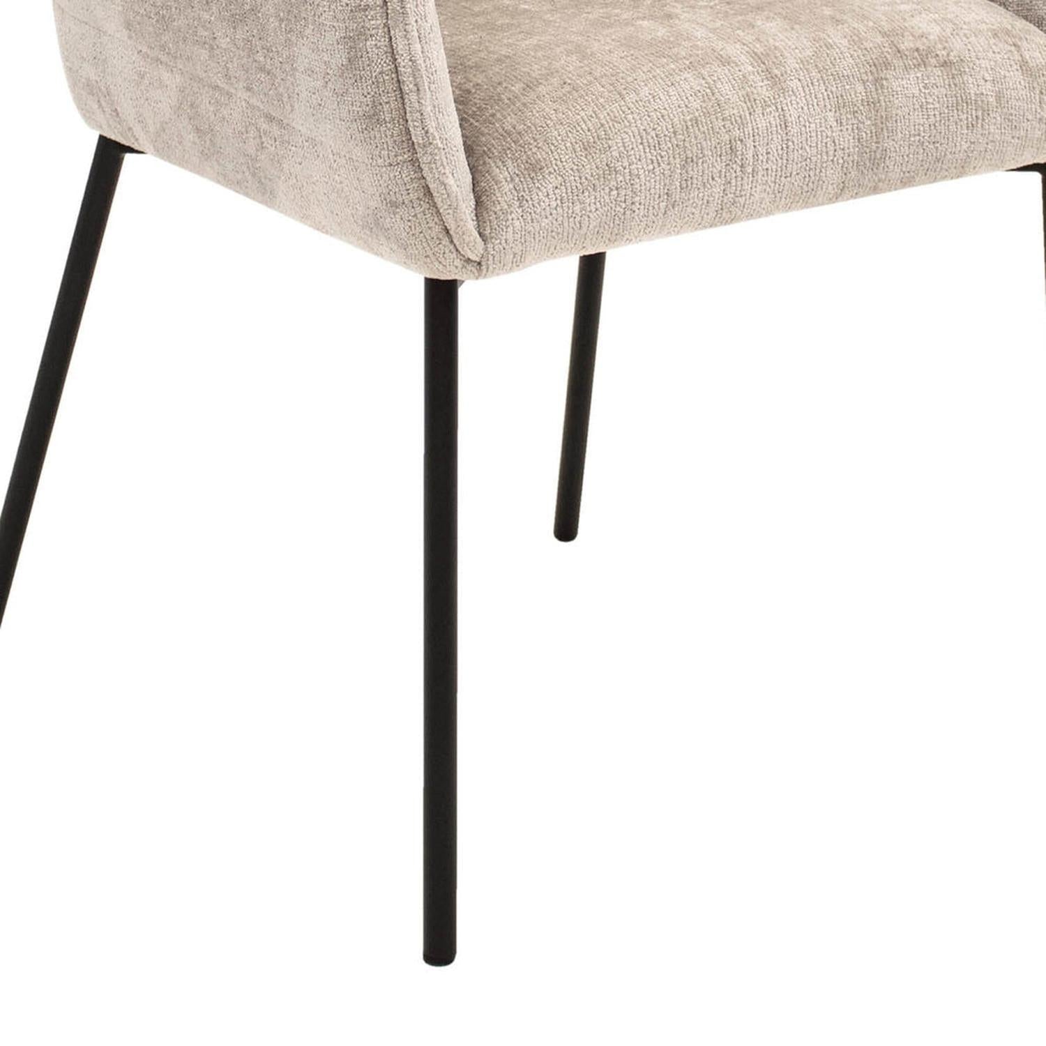 Esszimmerstuhl Goos - Grau/Beige-Esszimmerstühle-Kick Collection-le canapé