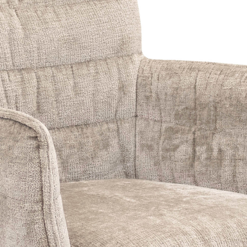 Esszimmerstuhl Goos - Grau/Beige-Esszimmerstühle-Kick Collection-le canapé