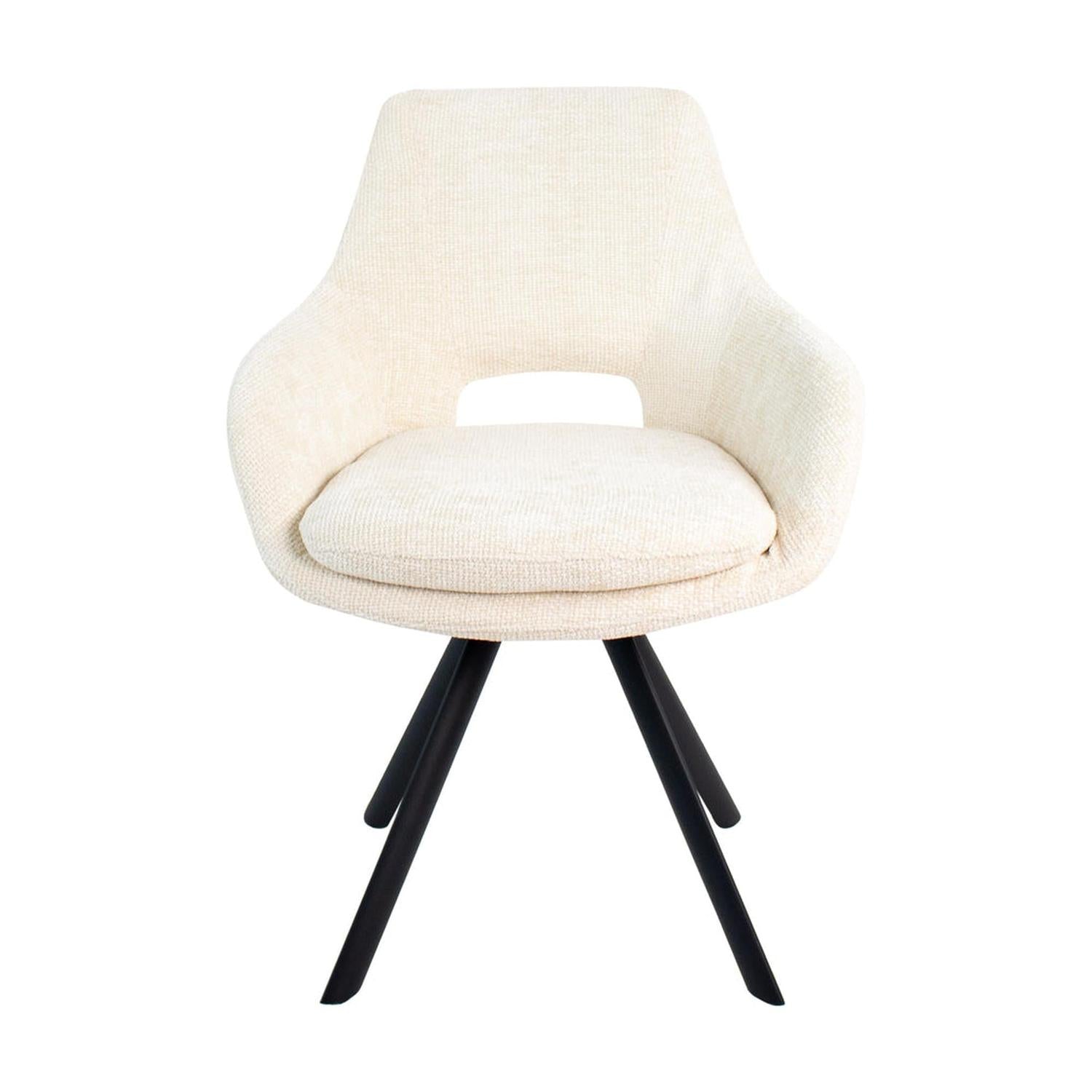 Esszimmerstuhl Jorn - Creme-Esszimmerstuhl-Kick Collection-le canapé