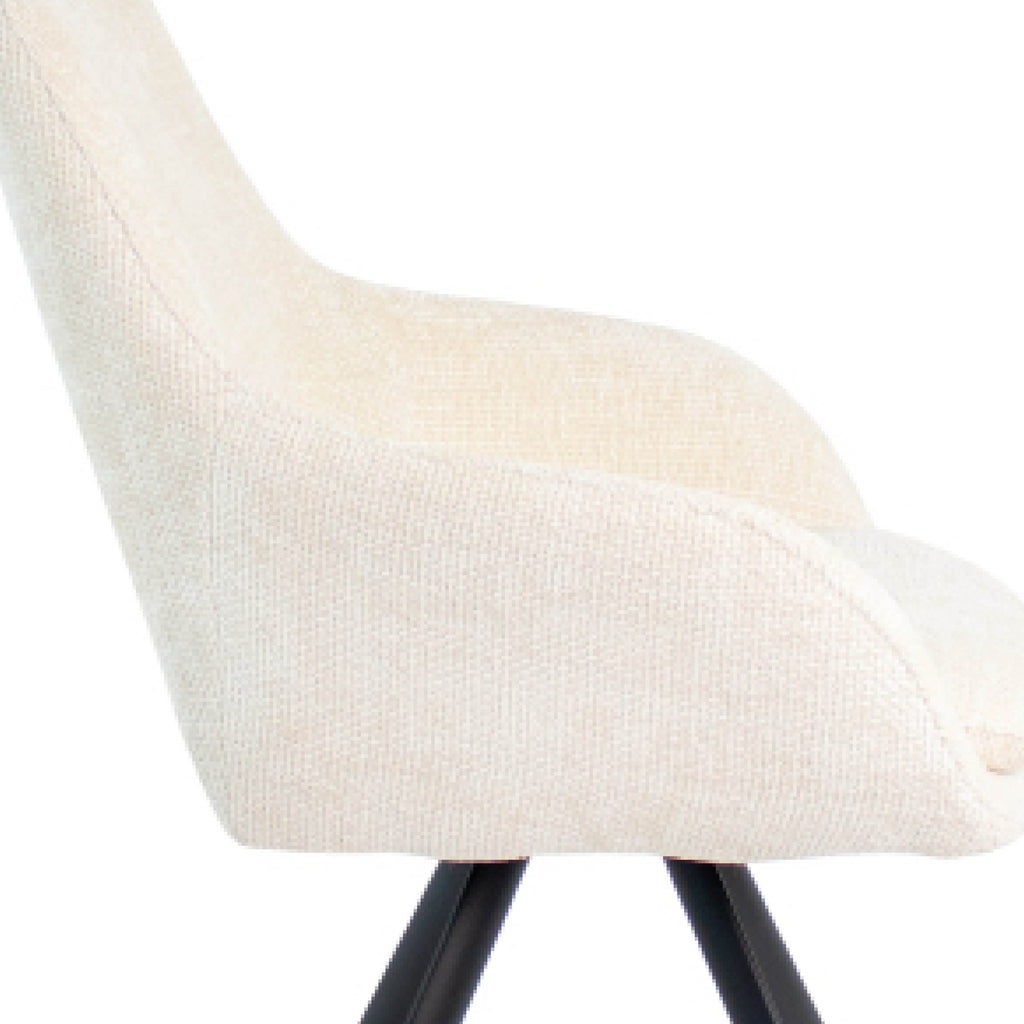Esszimmerstuhl Jorn - Creme-Esszimmerstuhl-Kick Collection-le canapé